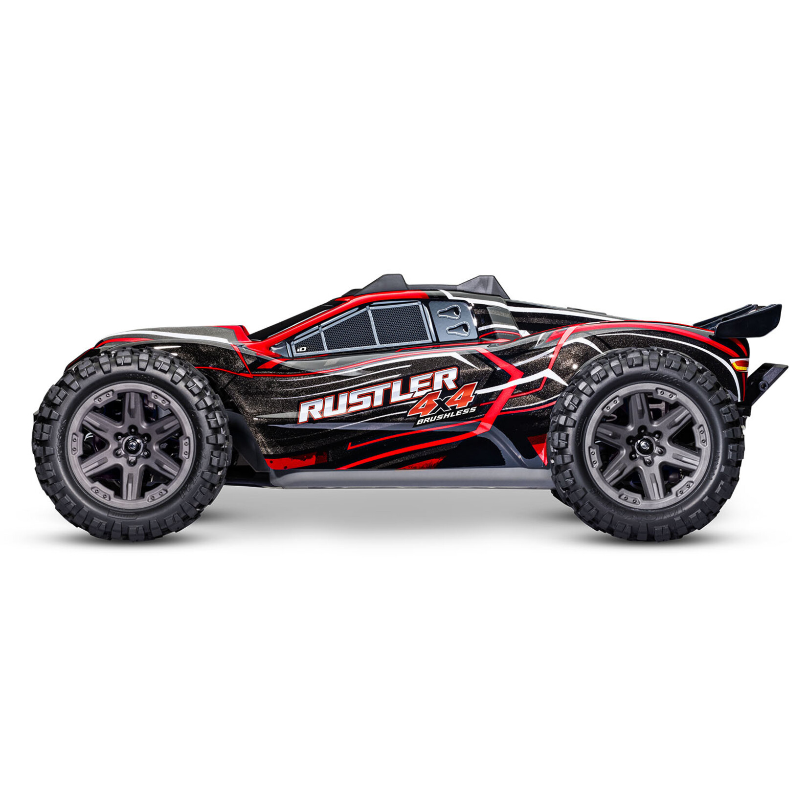 Traxxas 1/10 Rustler 4X4 Brushless BL-2S - Red