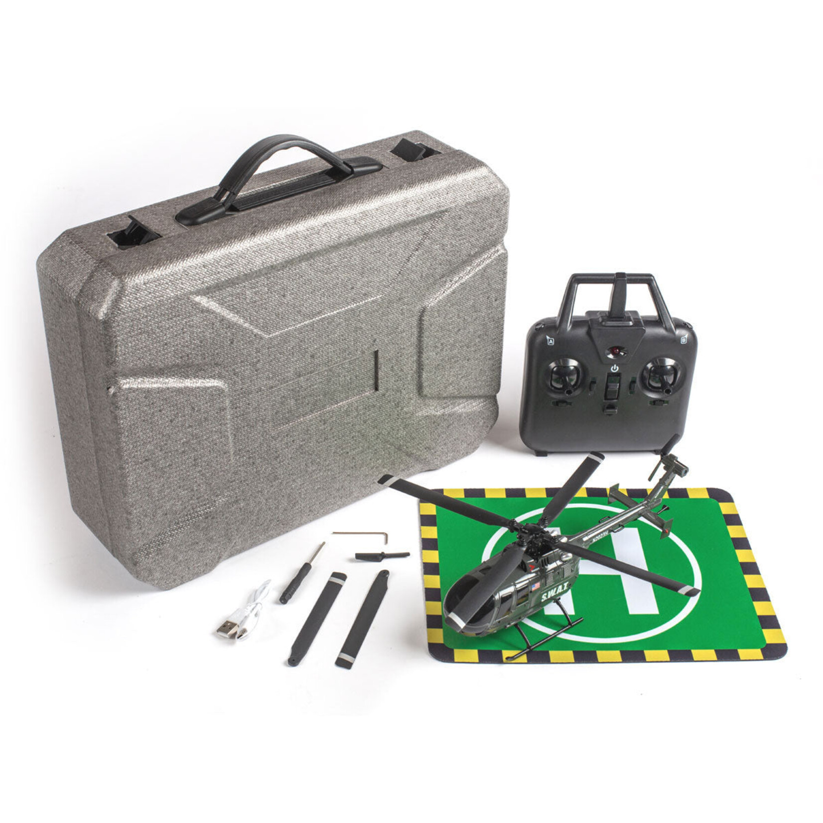 Rage RC RGR6053 -Hero-Copter 4-Blade RTF Helicopter - SWAT