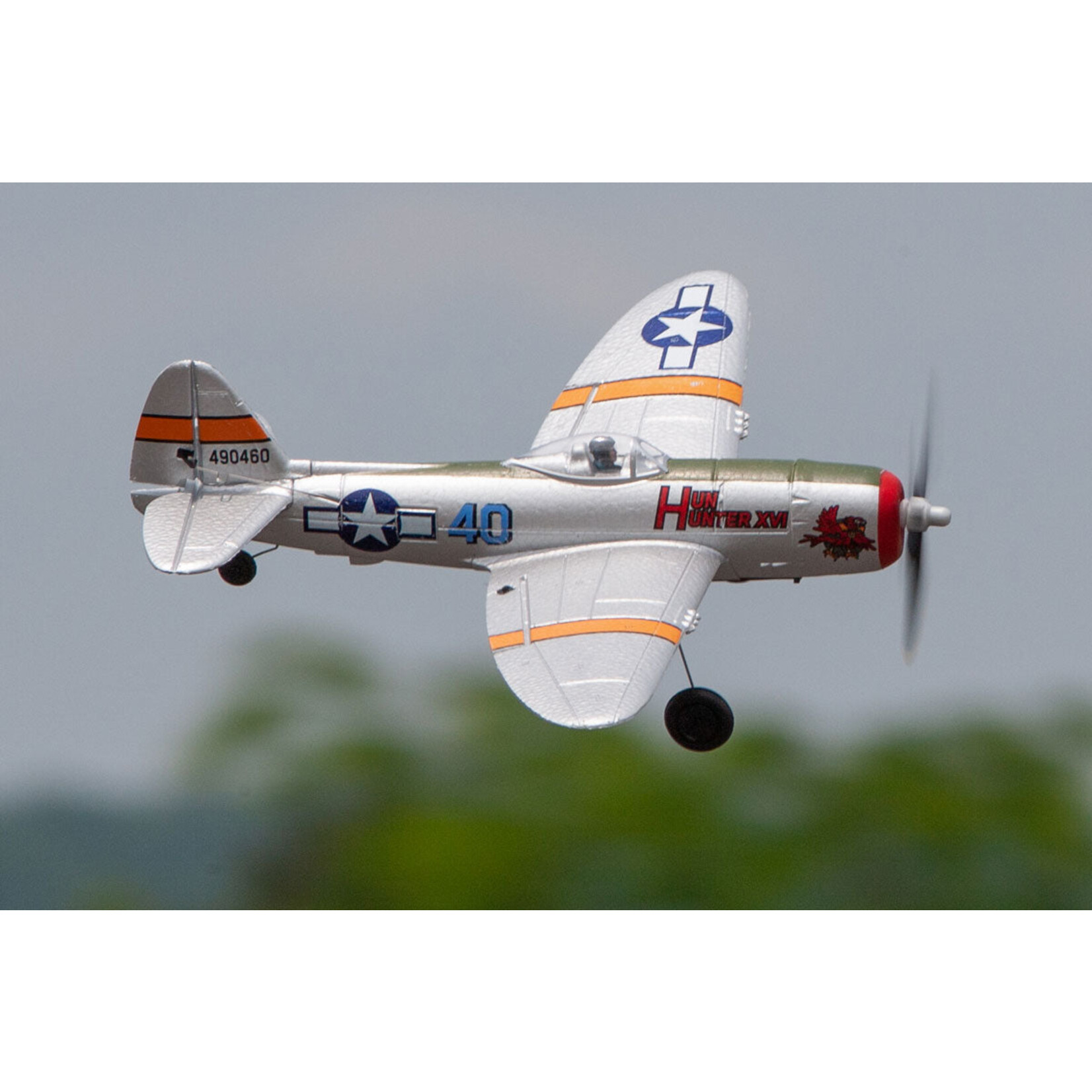 Rage RC RGRA1307 - P-47 Thunderbolt Micro RTF Airplane With PASS