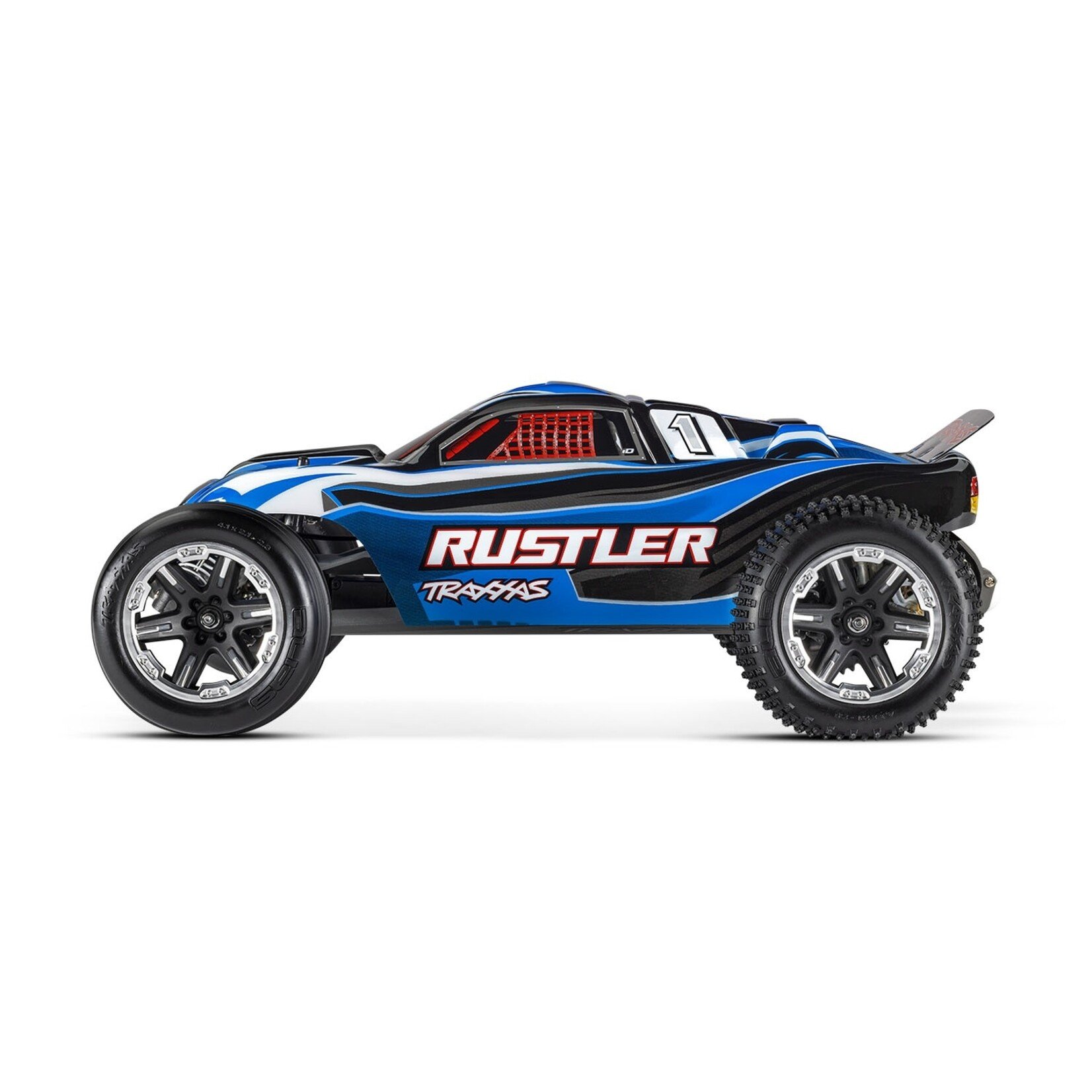 Traxxas 1/10 Rustler Stadium Truck With USB-C Charger - Blue