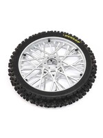 Losi LOS46006 - Dunlop Promoto-MX MX53 Front Mounted Tire - Chrome