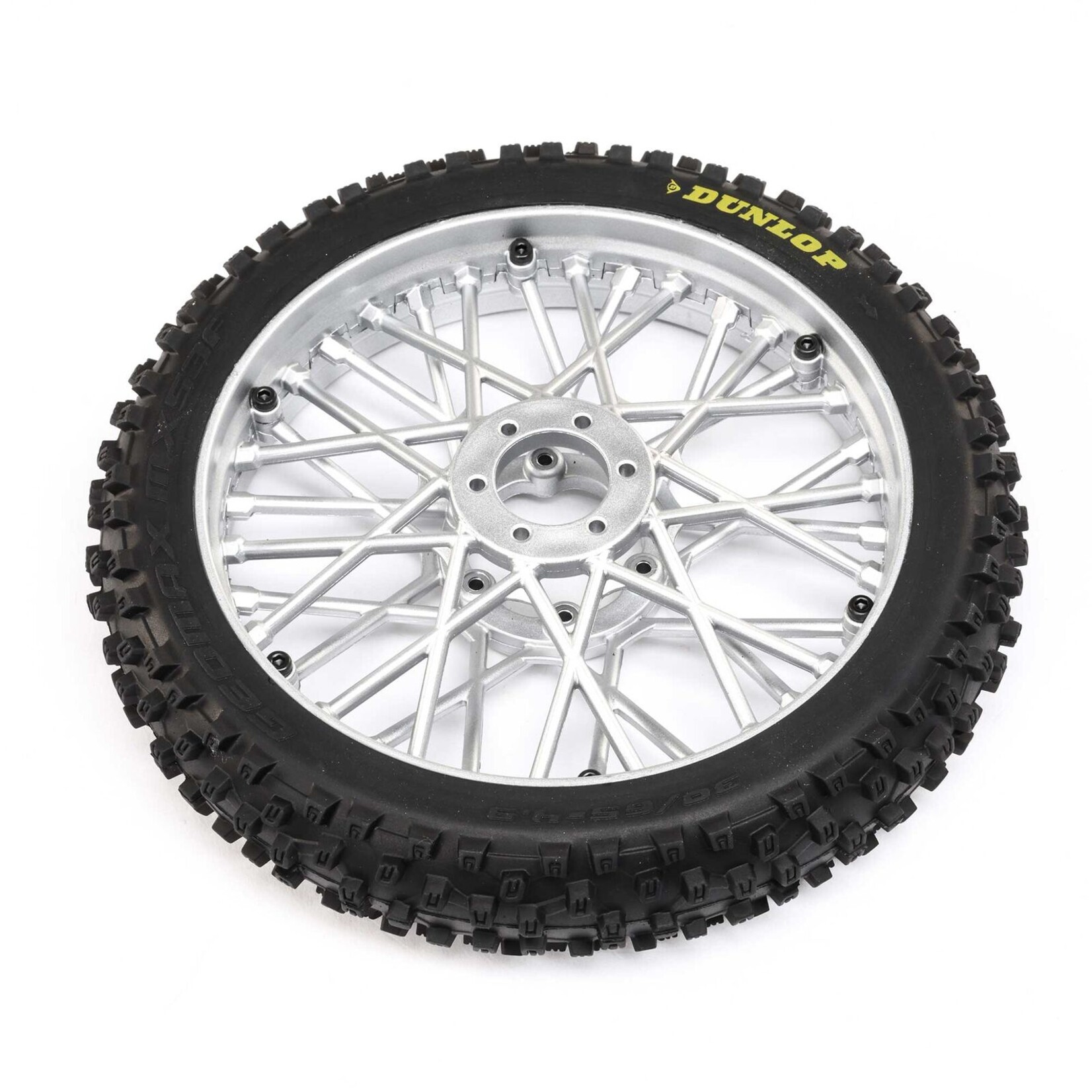 Losi LOS46006 - Dunlop Promoto-MX MX53 Front Mounted Tire - Chrome