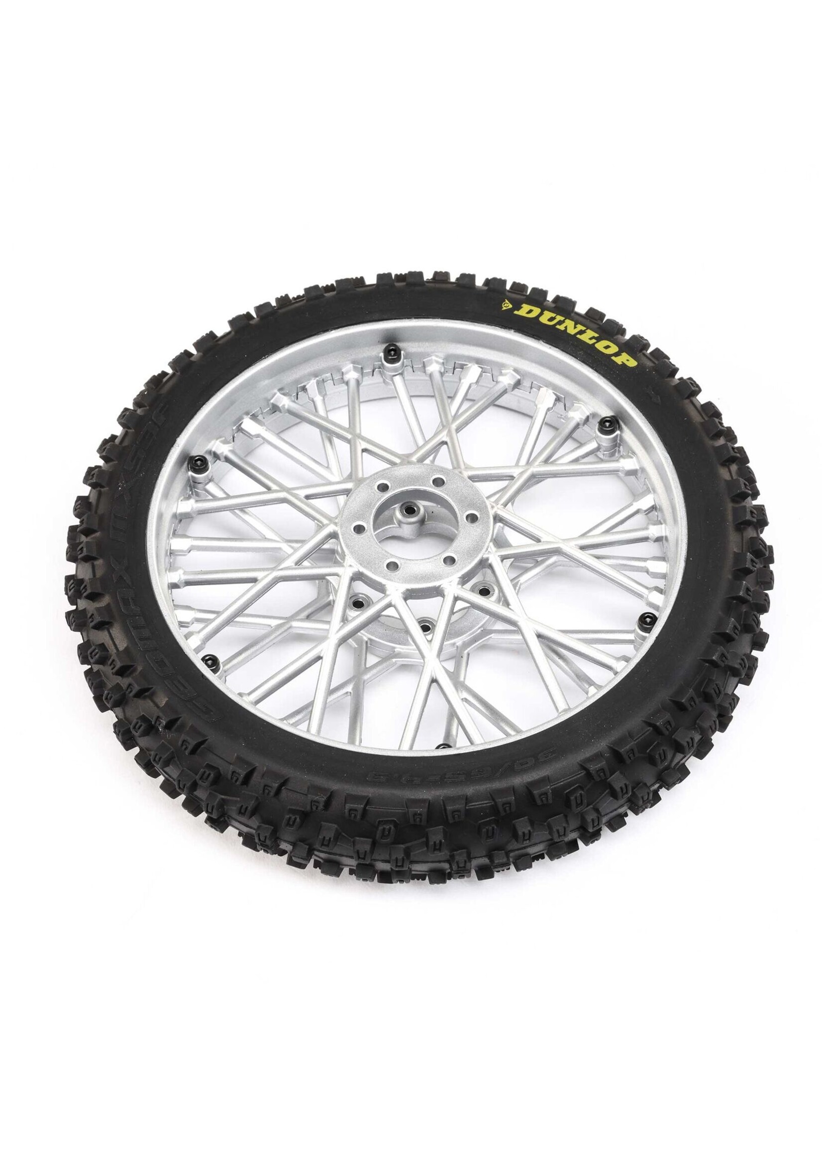 Losi LOS46006 - Dunlop Promoto-MX MX53 Front Mounted Tire - Chrome