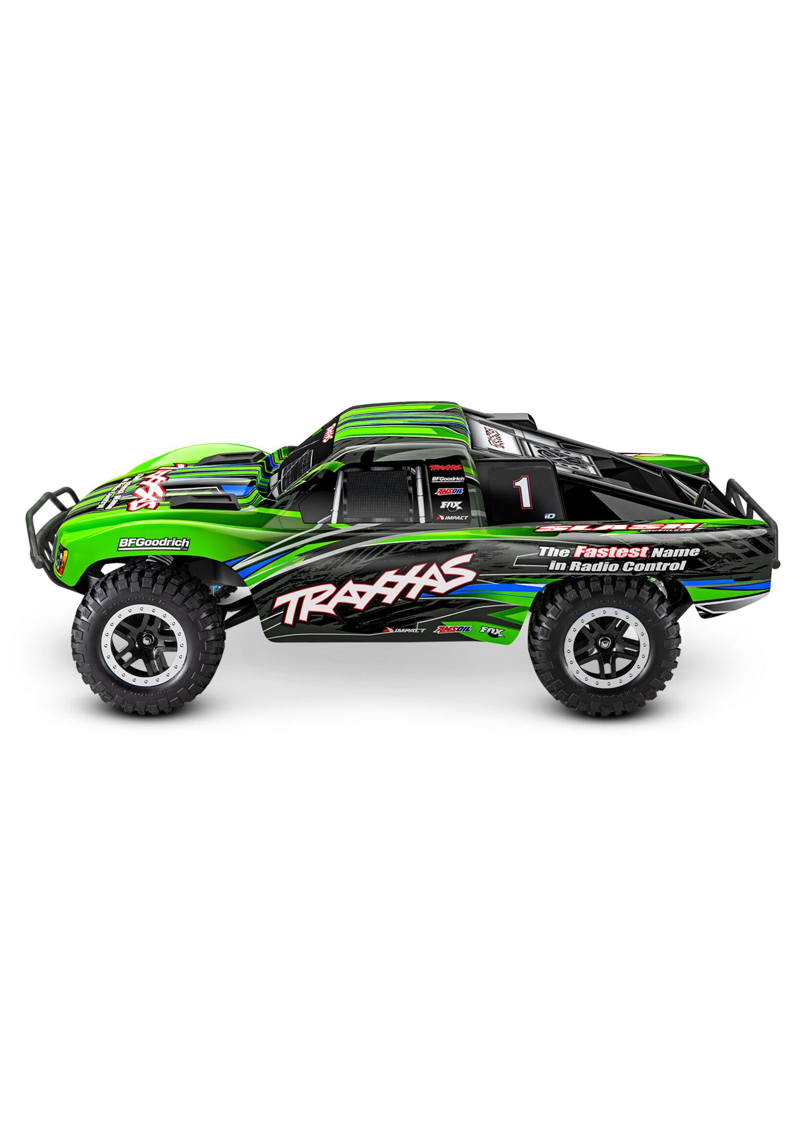 Traxxas 1/10 Slash 2WD TQ BL-2S - Green