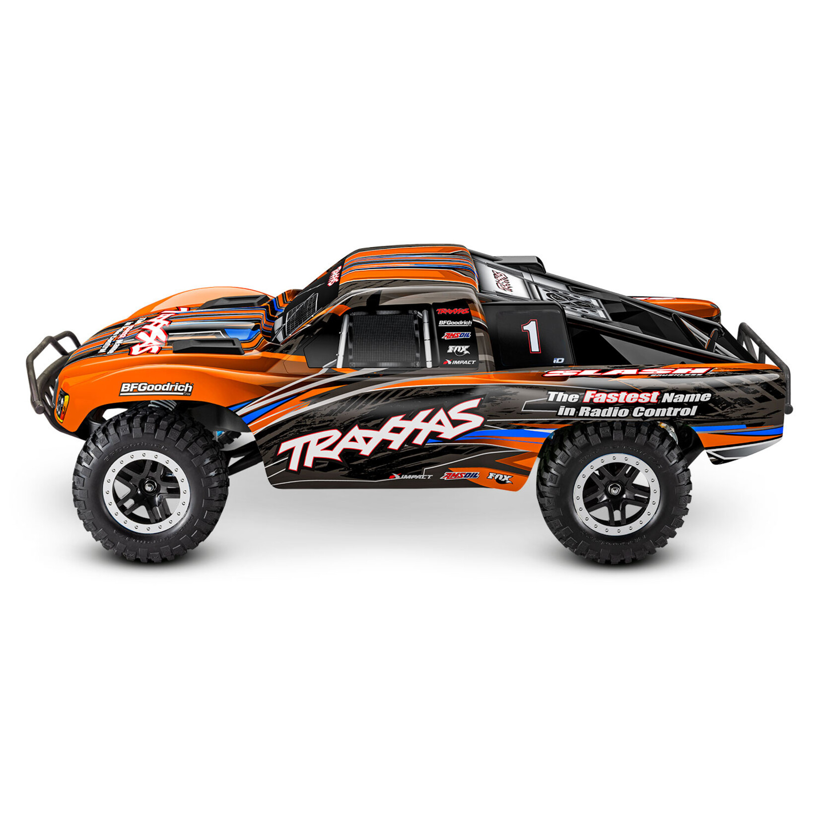 Traxxas 1/10 Slash 2WD TQ BL-2S - Orange
