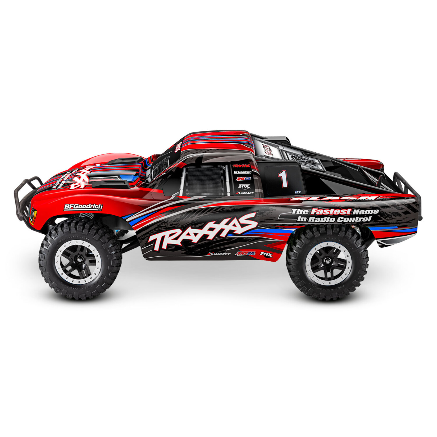 Traxxas 1/10 Slash 2WD TQ BL-2S - Red