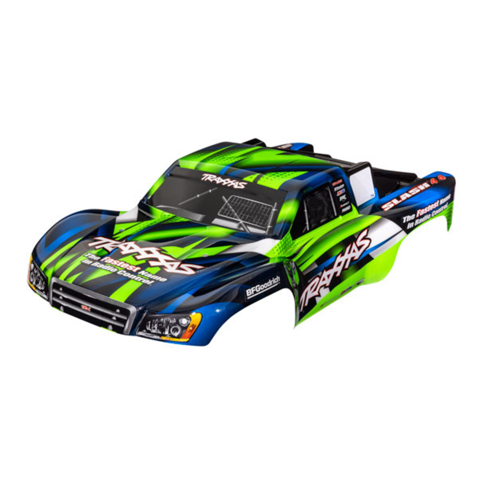 Traxxas 6928G - Slash 4x4 Body - Green/Blue