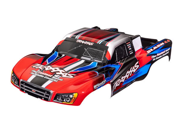 6928R - Slash 4x4 Body - Red/Blue