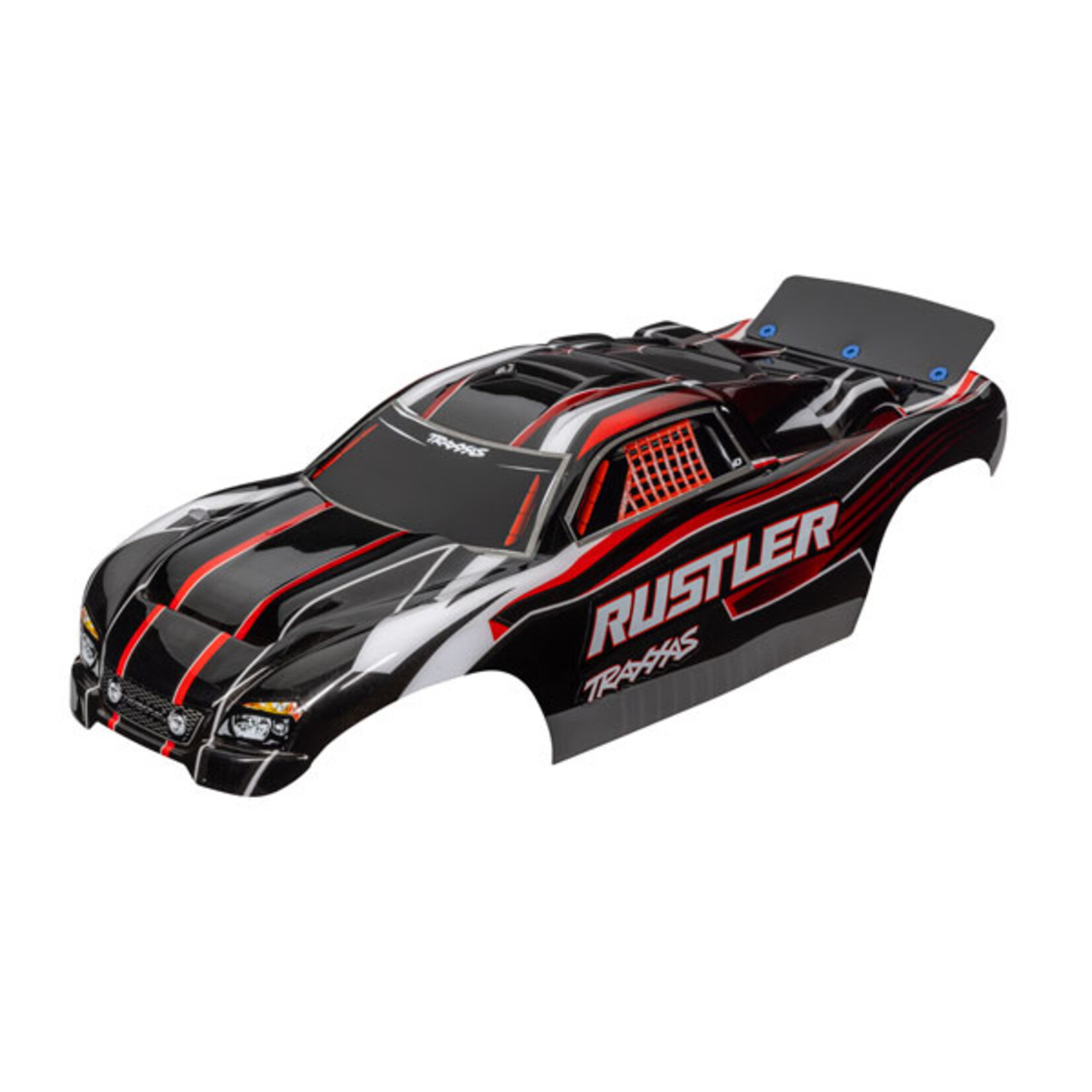 Traxxas 3750 - Rustler Body - Red/Black