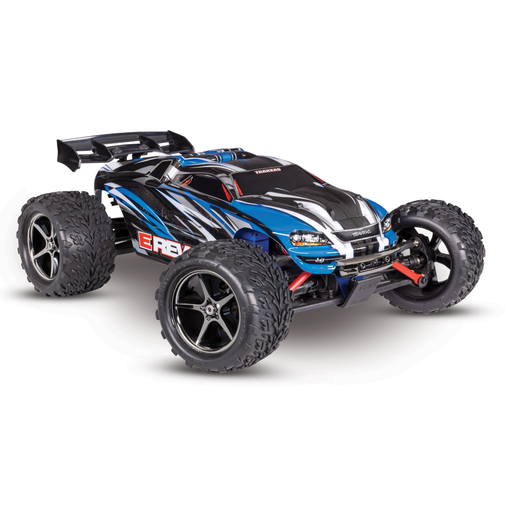 Traxxas 1/16 E-Revo RTR Car With USB-C Charger - Blue - Hub