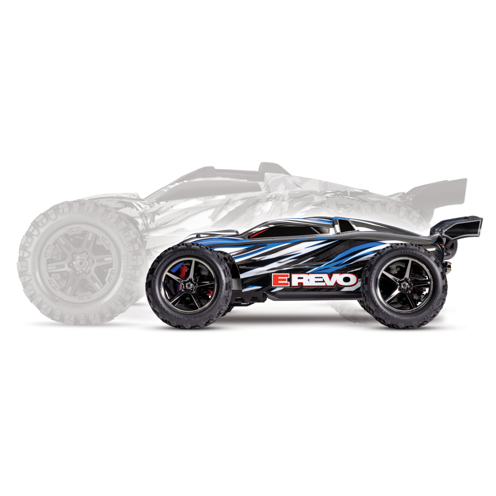 Traxxas 1/16 E-Revo RTR Car With USB-C Charger - Blue