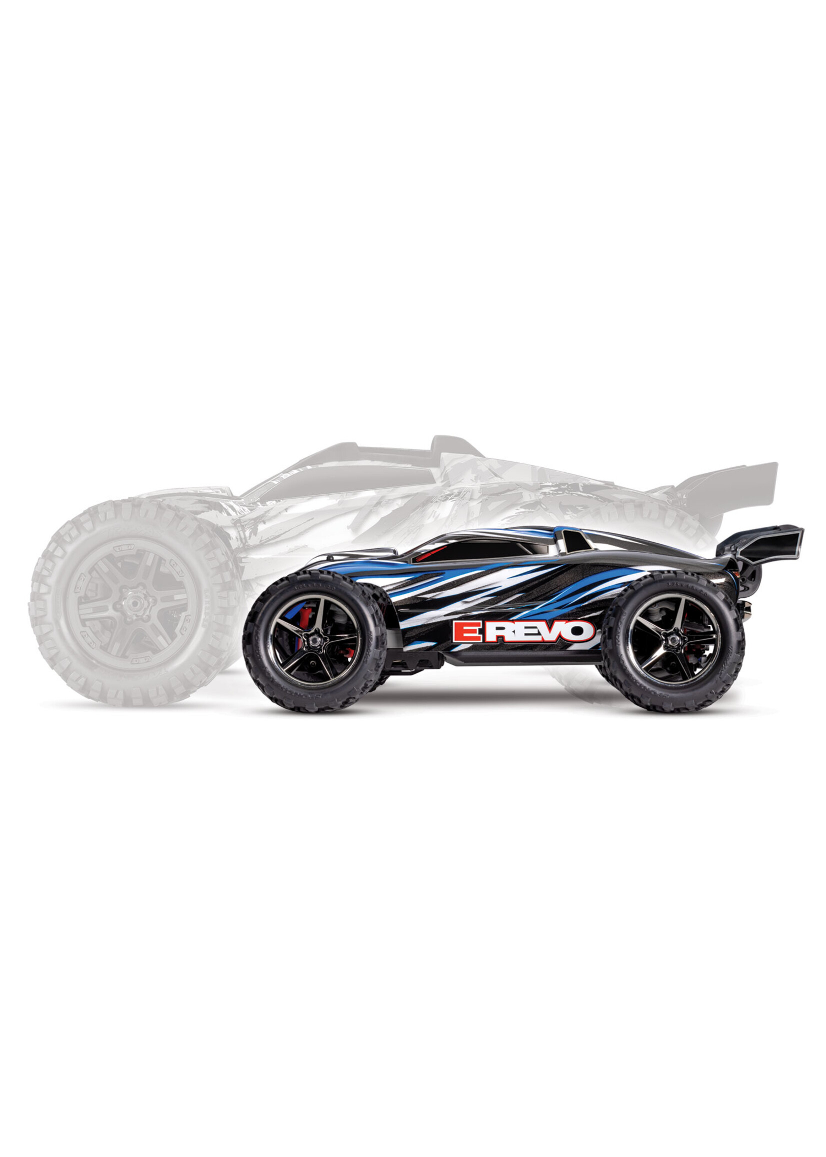 Traxxas 1/16 E-Revo RTR Car With USB-C Charger - Blue