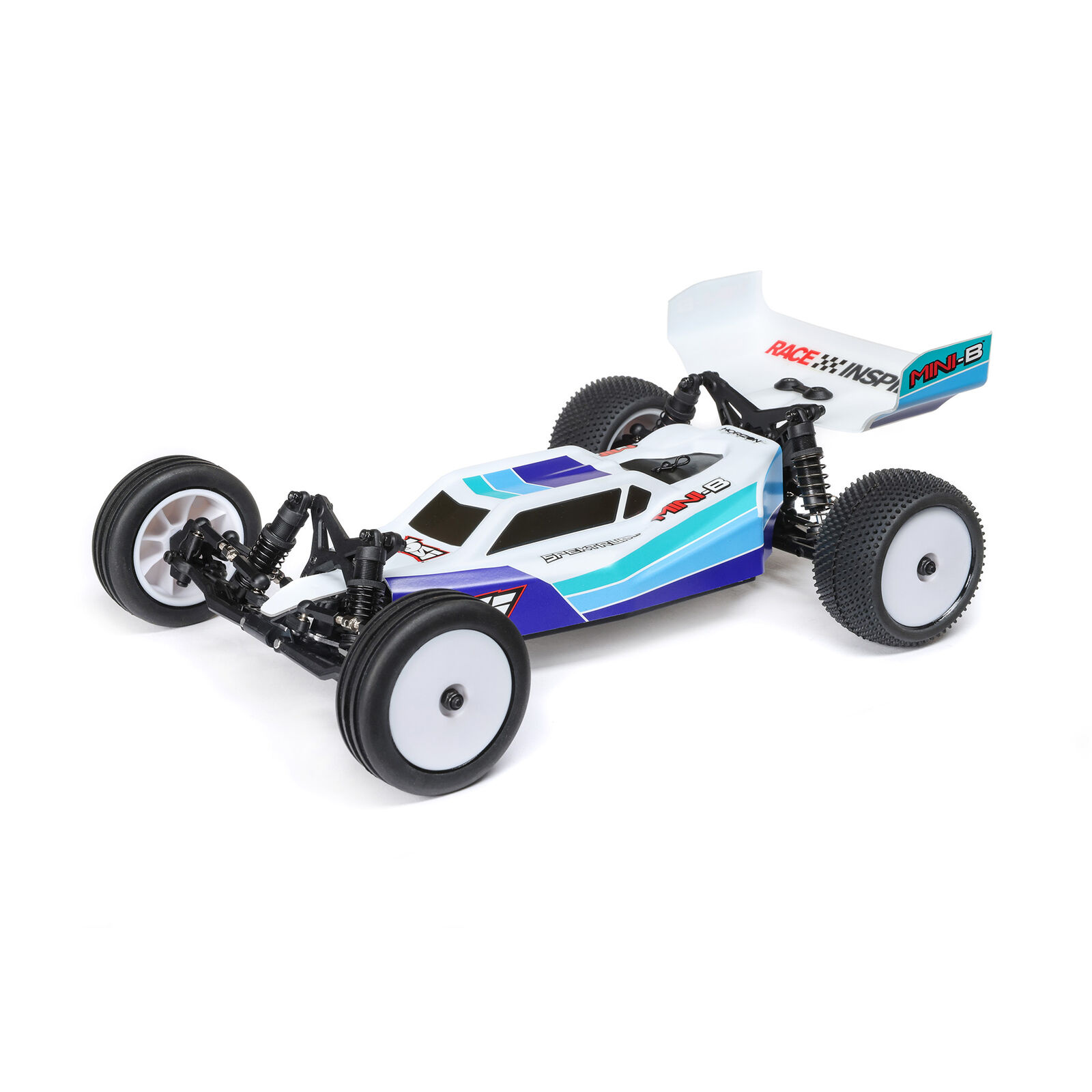 Losi Mini-B 1/16 2WD Buggy - RTR (Brushed) (Yellow/White