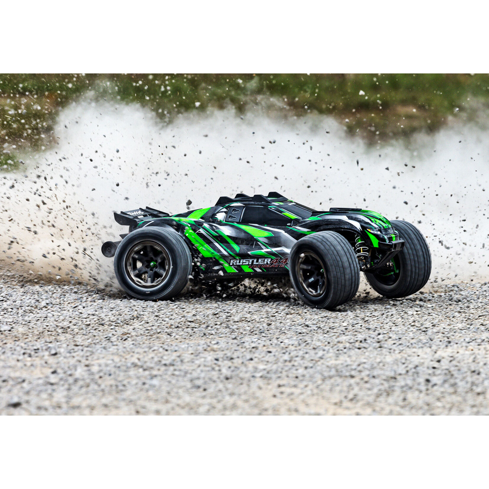 Traxxas 670974GRN - Rustler 4x4 Ultimate Stadium Truck  - Green
