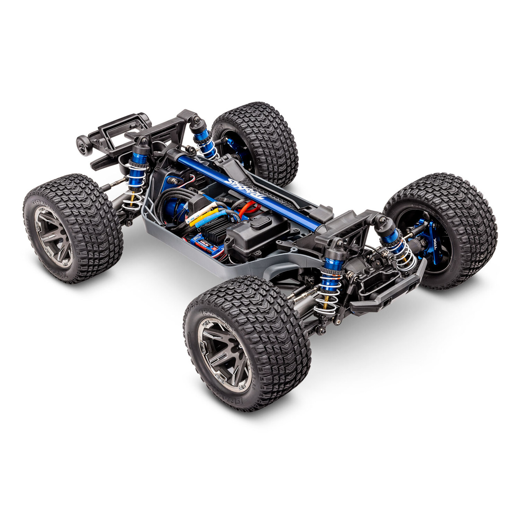 Traxxas 670974BLUE - Rustler 4x4 Ultimate Stadium Truck  - Blue