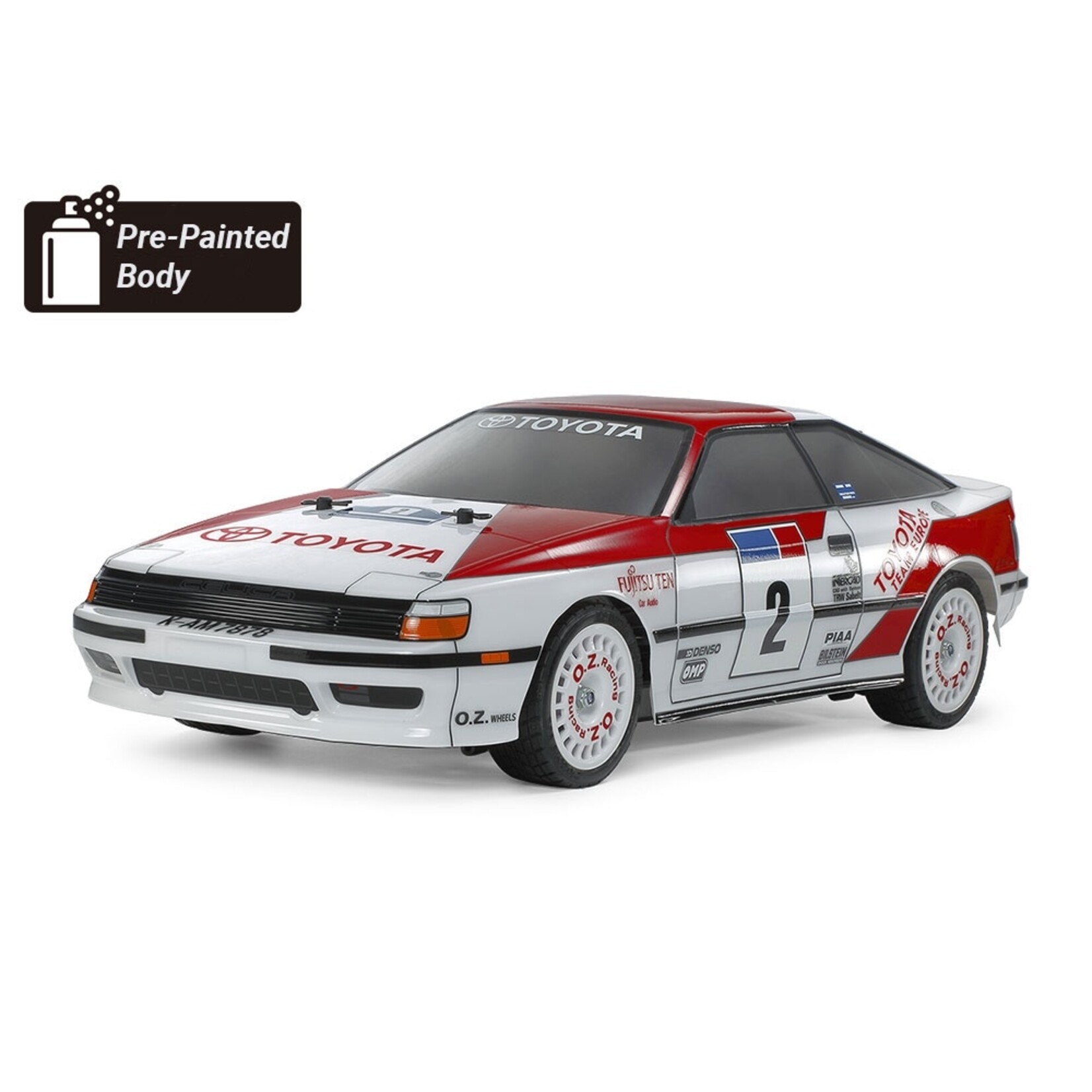 Tamiya TAM 47491A Toyota Celica GT-Four ST165 TT02 Pre-Painted