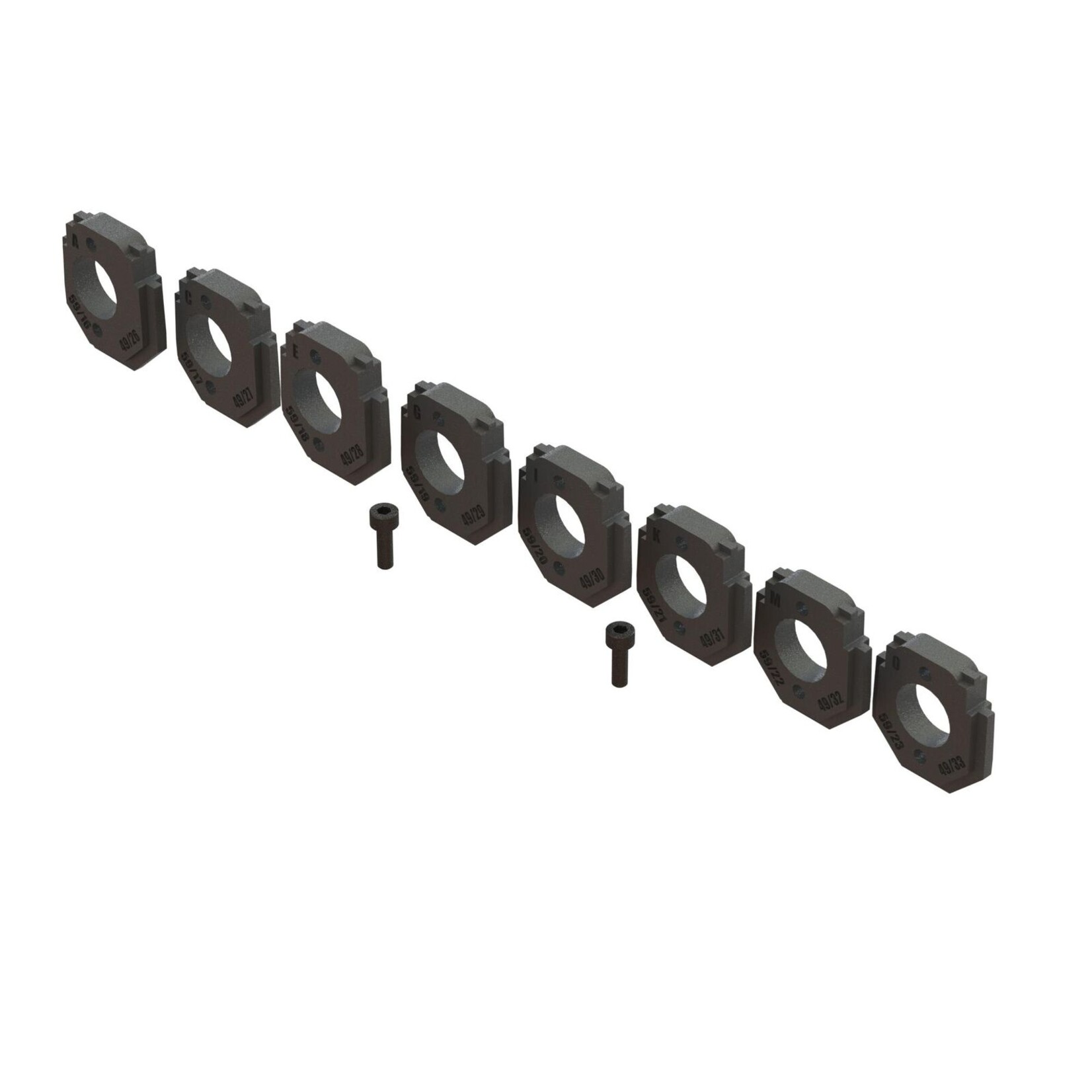 Arrma ARA320744 - Motor Mount Set (8pcs)