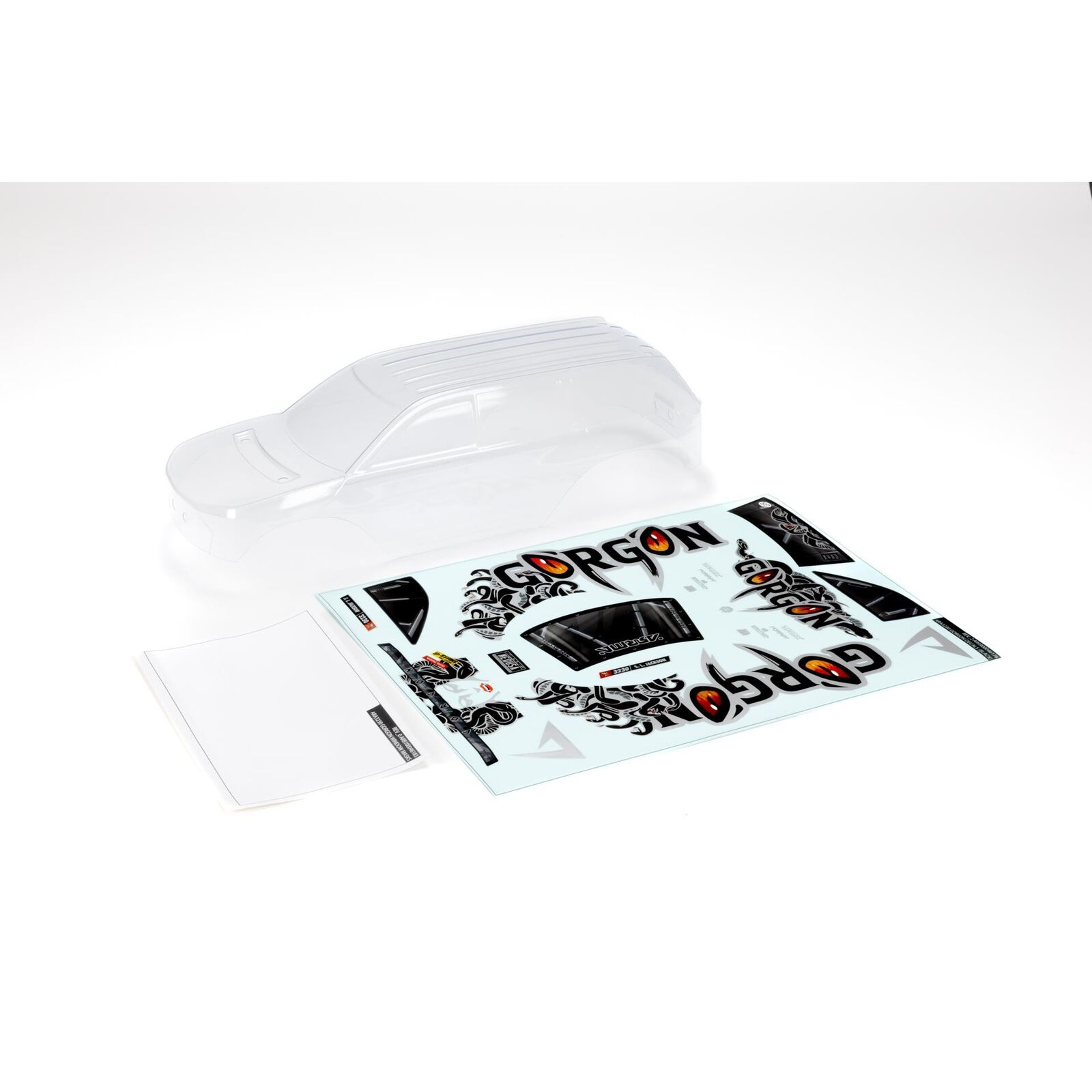 ARA402352 - Gorgon Clear Body With Decals & Window Masks