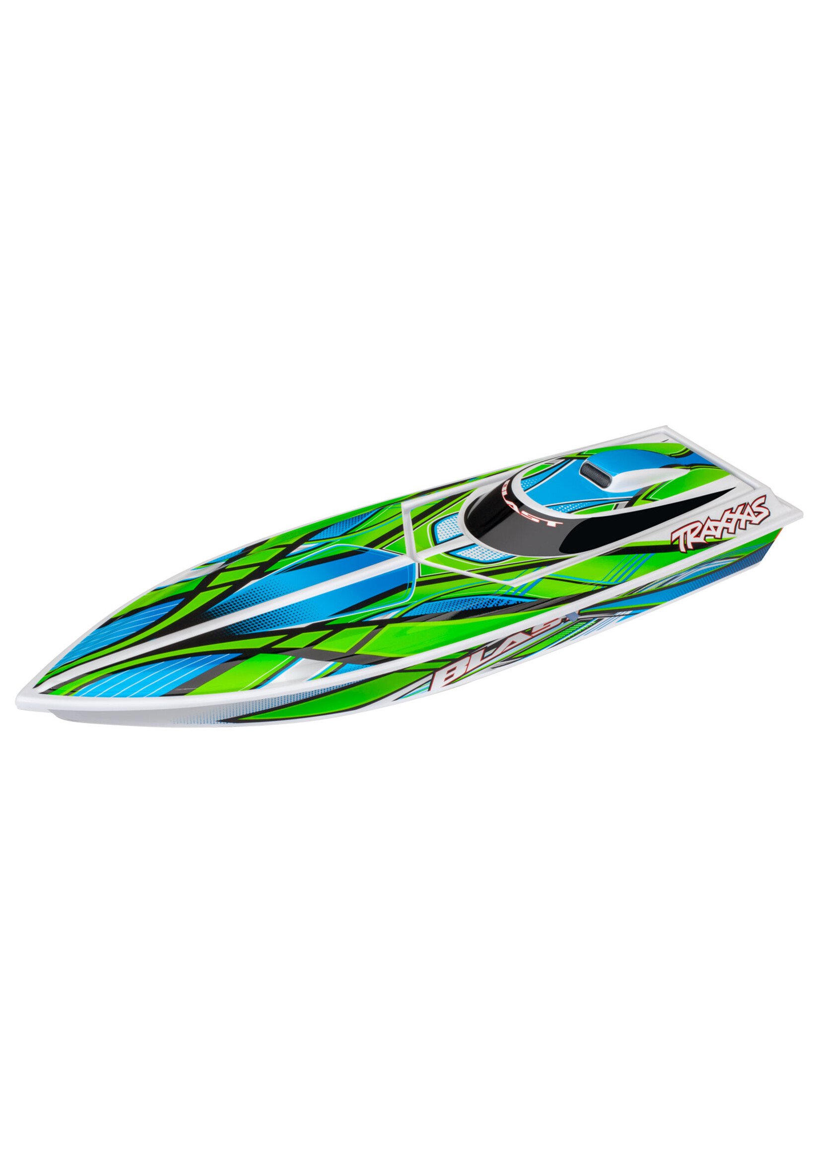 Traxxas 1/10 Blast Race Boat With USB-C Charger - Green