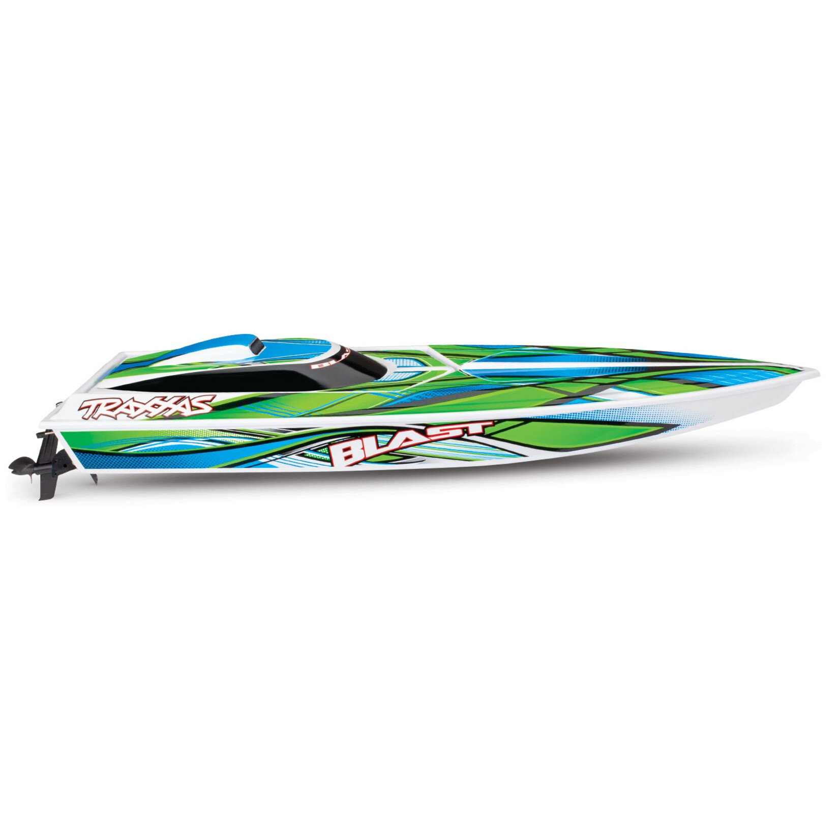 Traxxas 1/10 Blast Race Boat With USB-C Charger - Green