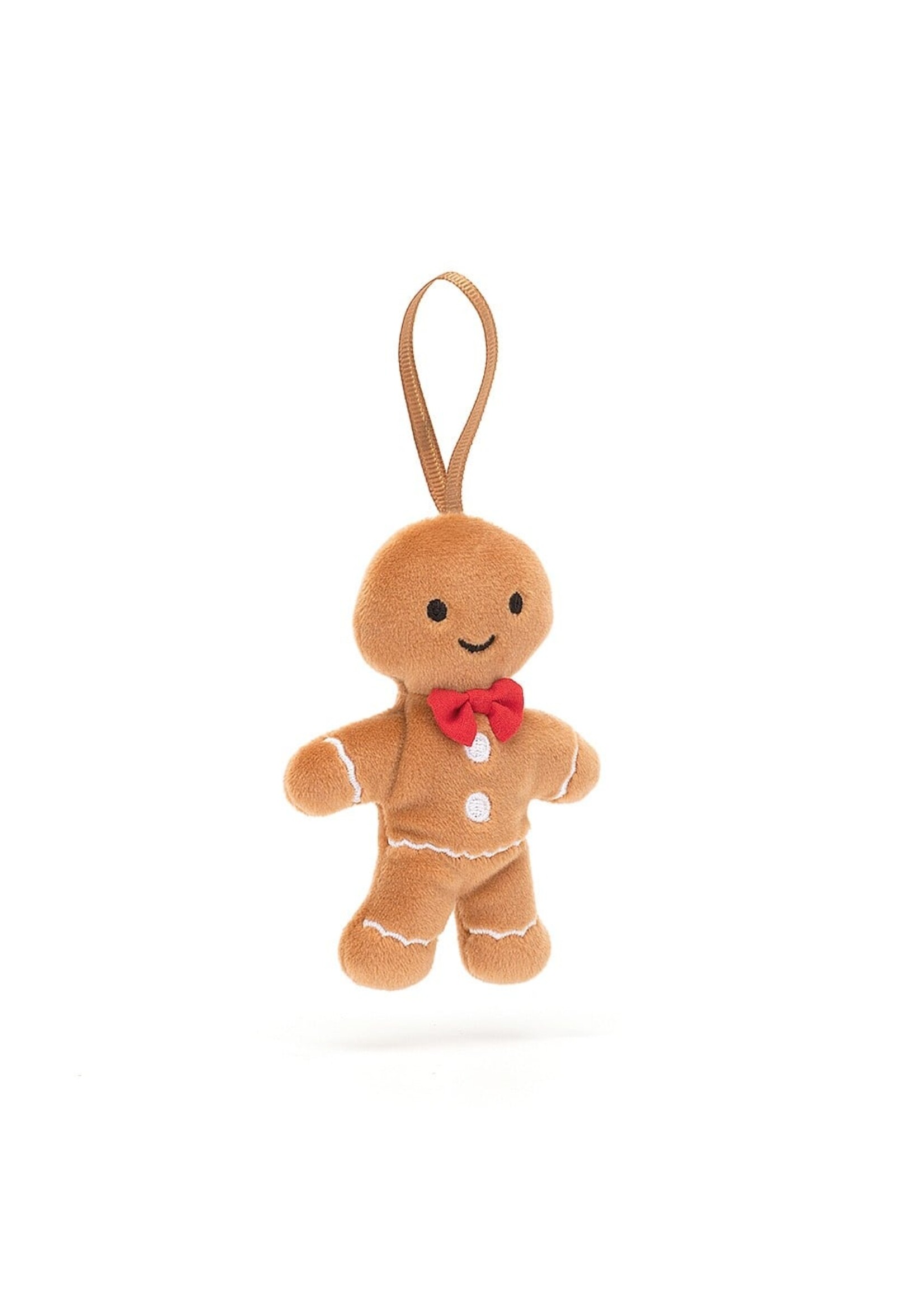 Jellycat Festive Folly Gingerbread Fred Ornament