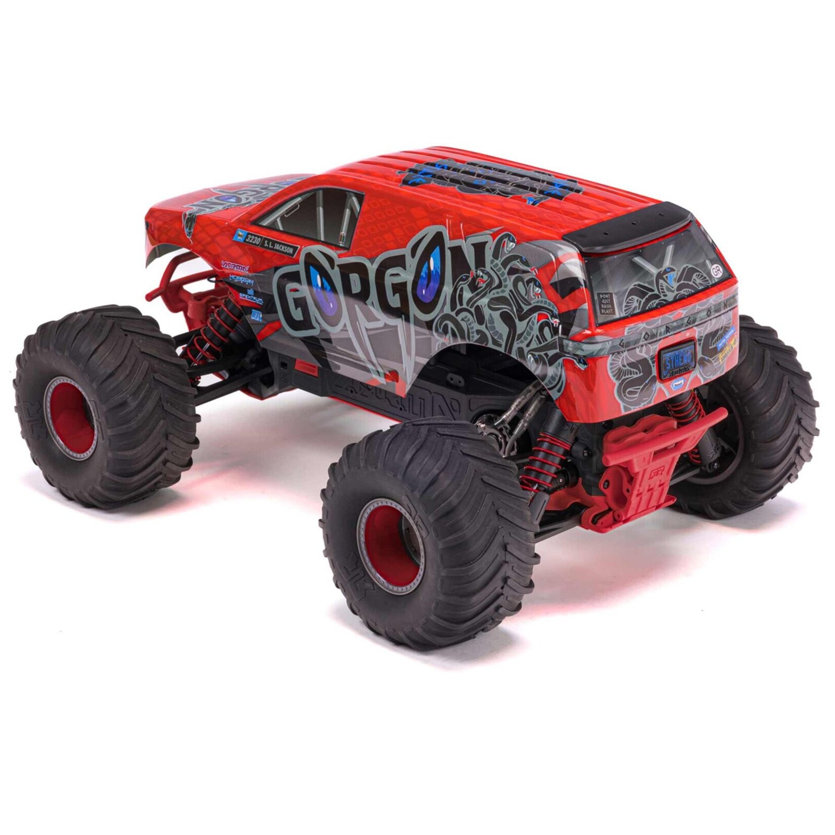 Arrma ARA3230ST2 GORGON 2wd MT 1/10 RTR Smart 3300 7C S120 USB Red
