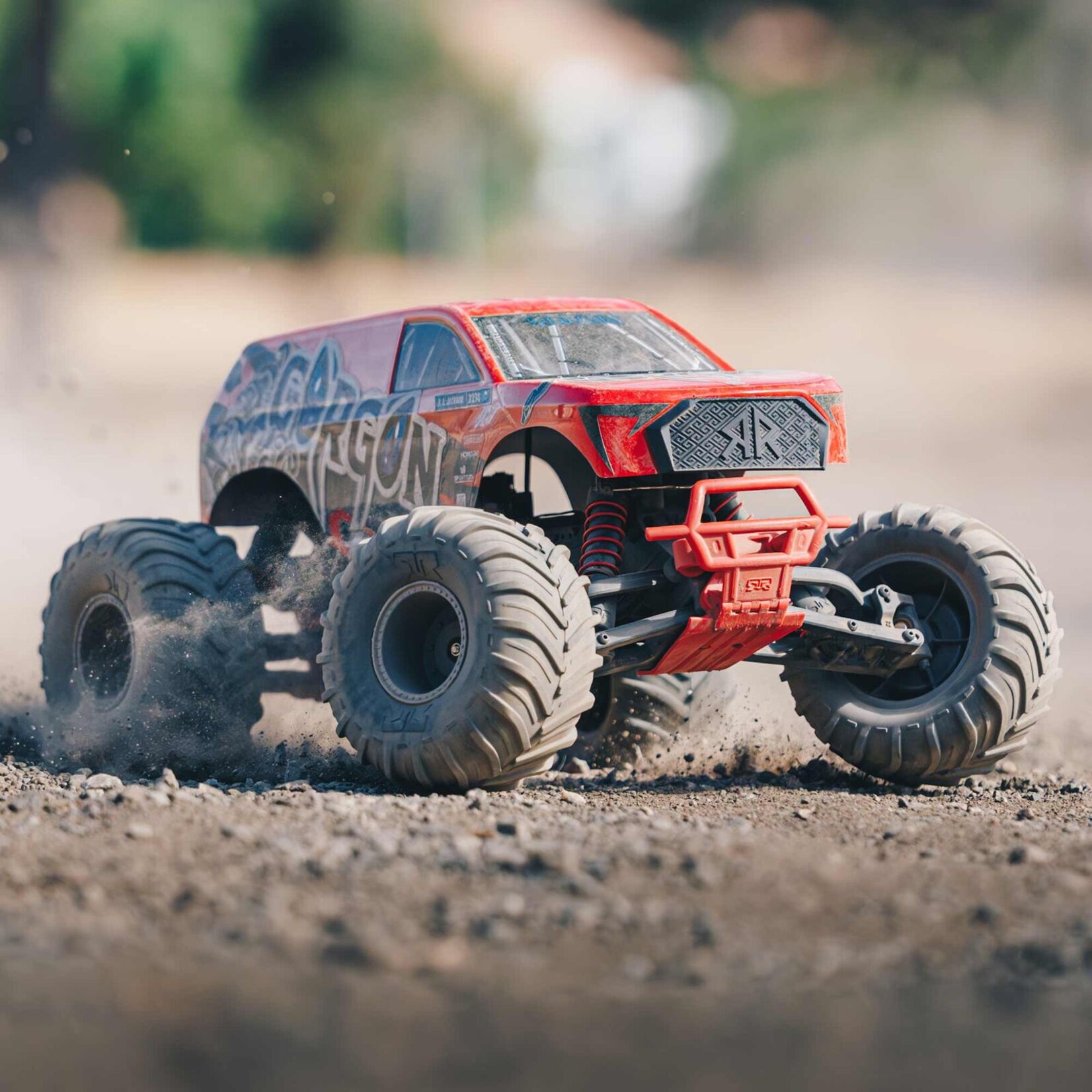 Arrma ARA3230ST2 GORGON 2wd MT 1/10 RTR Smart 3300 7C S120 USB Red