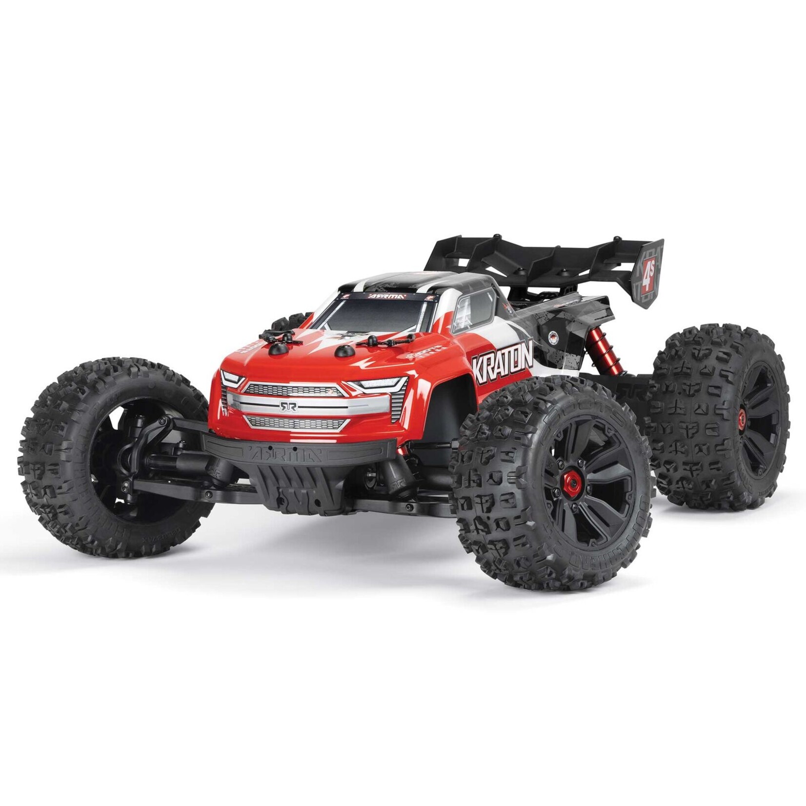 Arrma 1/10 KRATON 4X4 4S V2 BLX Speed Monster Truck, RTR - Red