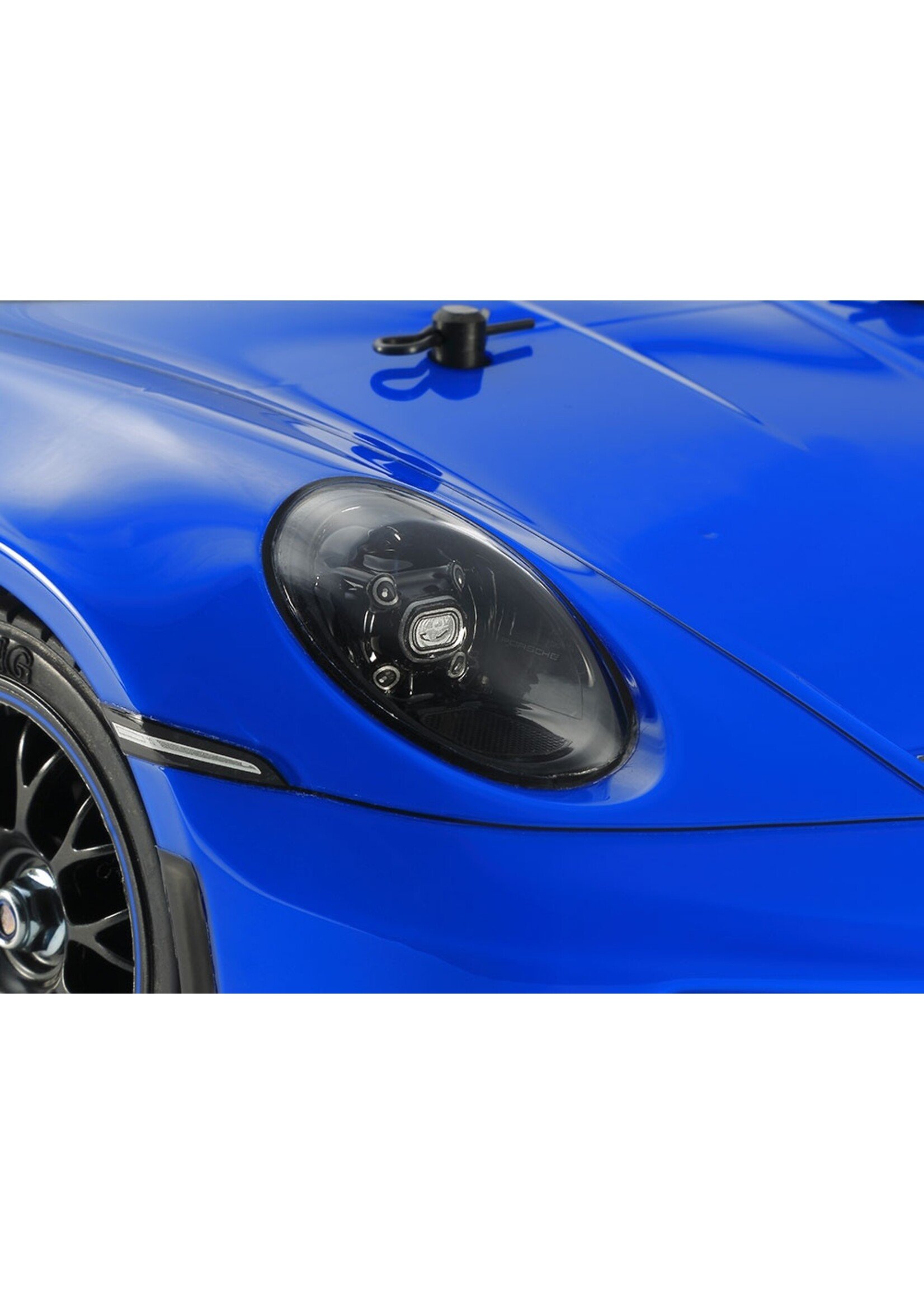 Tamiya 47496A - 1/10 RC Porsche 911 GT3 (992), Blue Painted Body (TT02)