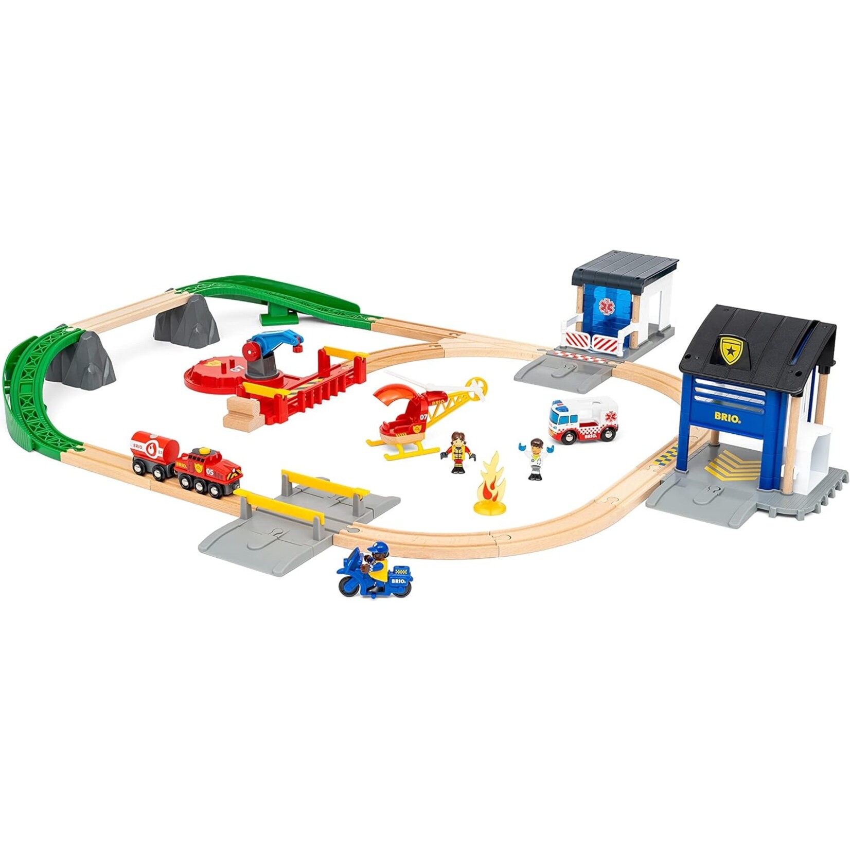 Brio 36025 - Rescue Team Train Set