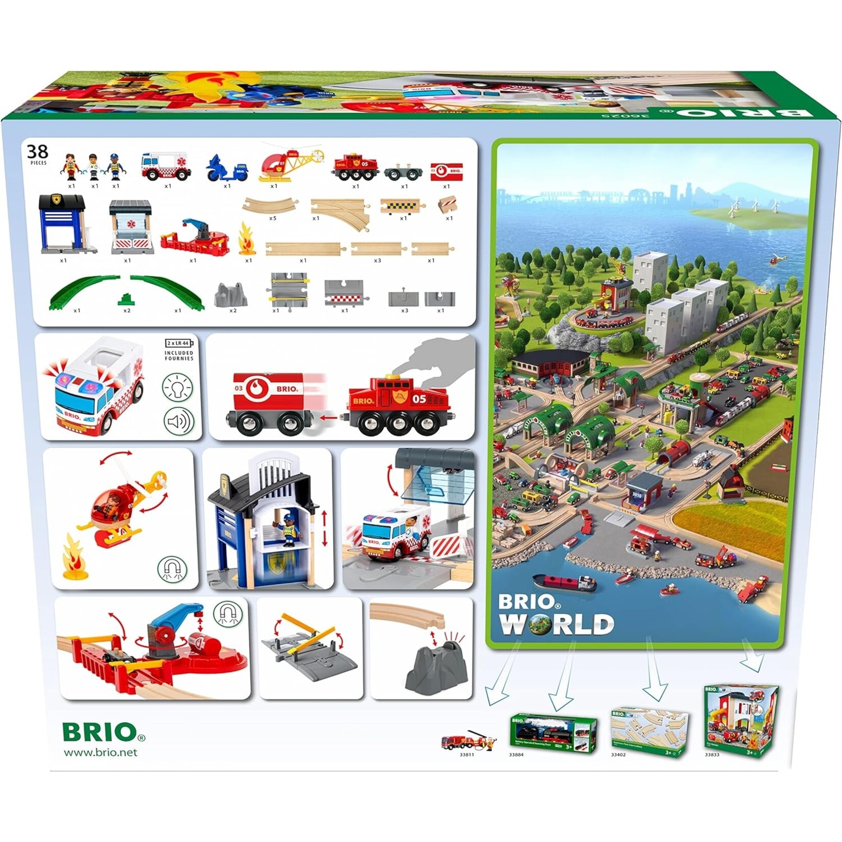 Brio 36025 - Rescue Team Train Set