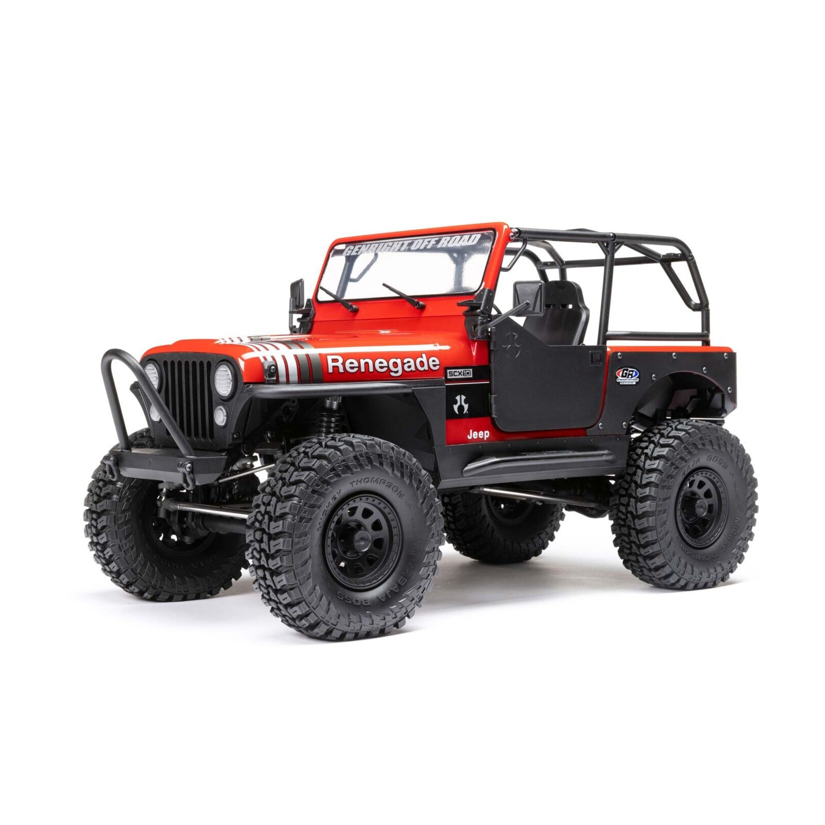 Axial AXI 03008T1 - SCX10 III Jeep CJ-7 Brushed, RTR - Red