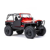 1/6 ジープ Axial AXI 03008T1 - SCX10 III Jeep CJ-7 Brushed, RTR - Red - Hub Hobby