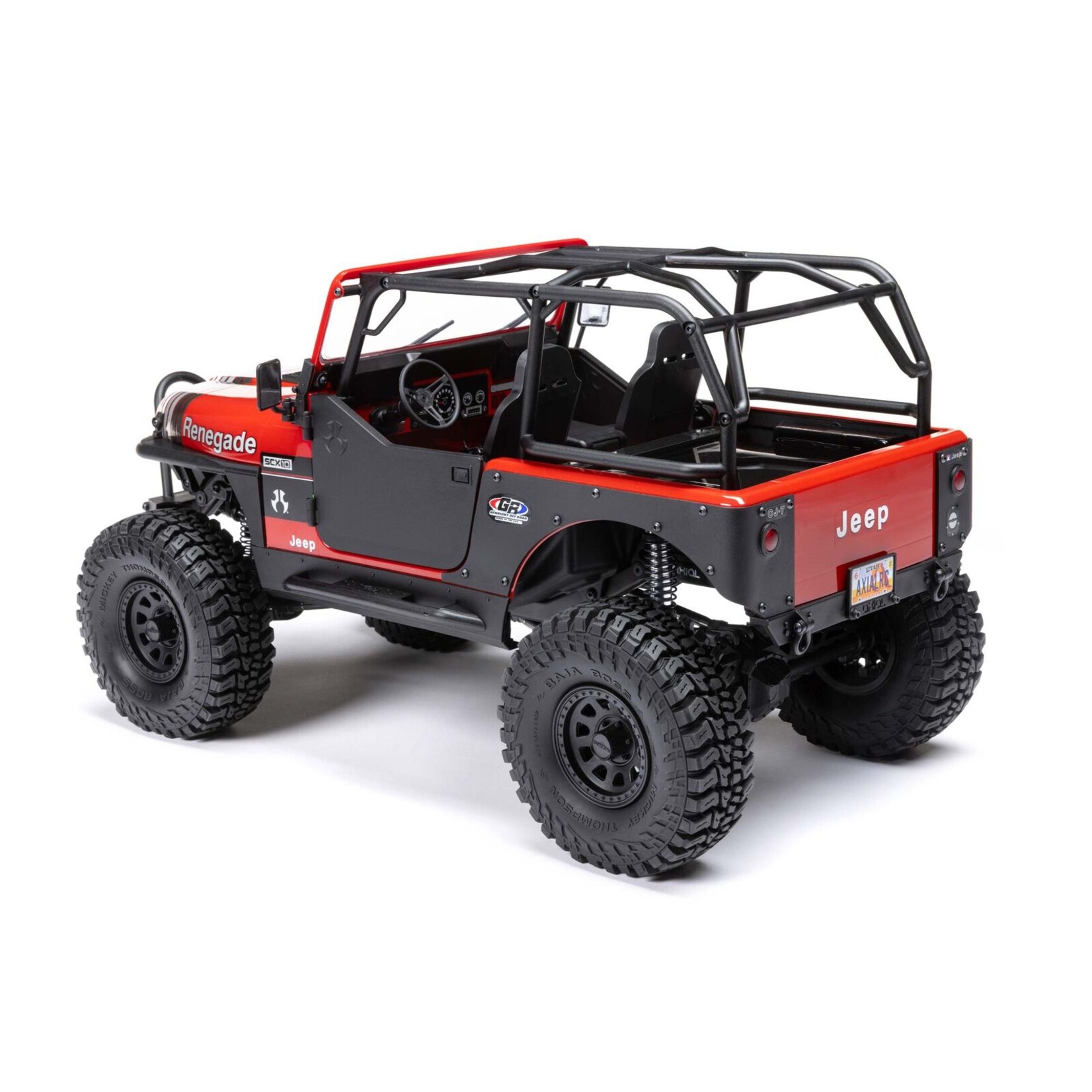 Axial AXI 03008T1 - SCX10 III Jeep CJ-7 Brushed, RTR - Red