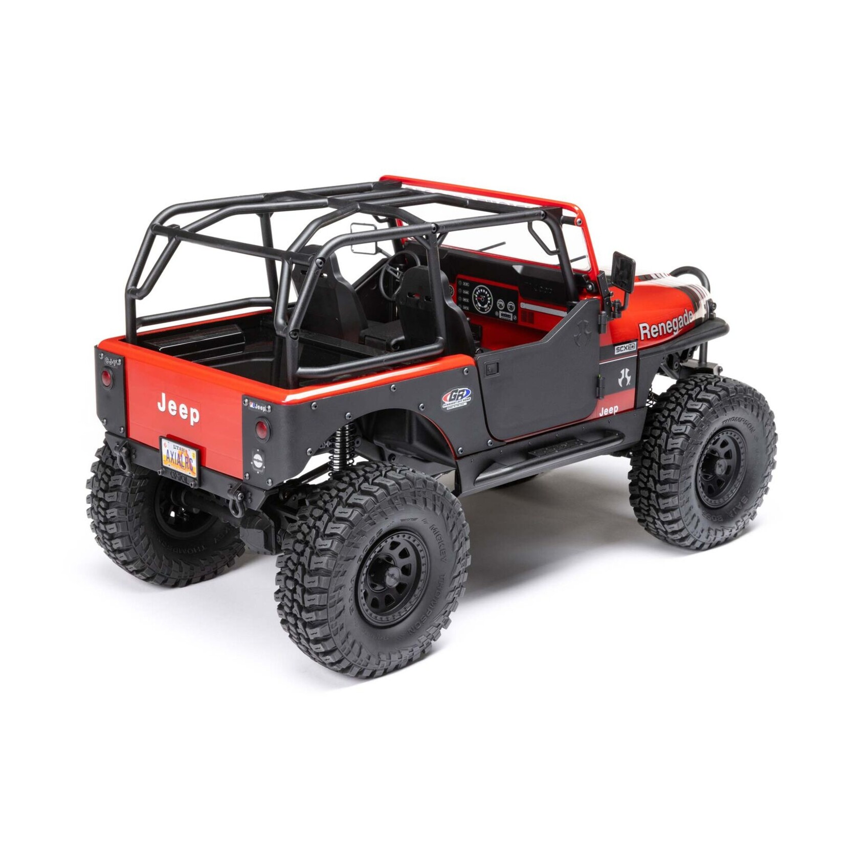 Axial AXI 03008T1 - SCX10 III Jeep CJ-7 Brushed, RTR - Red