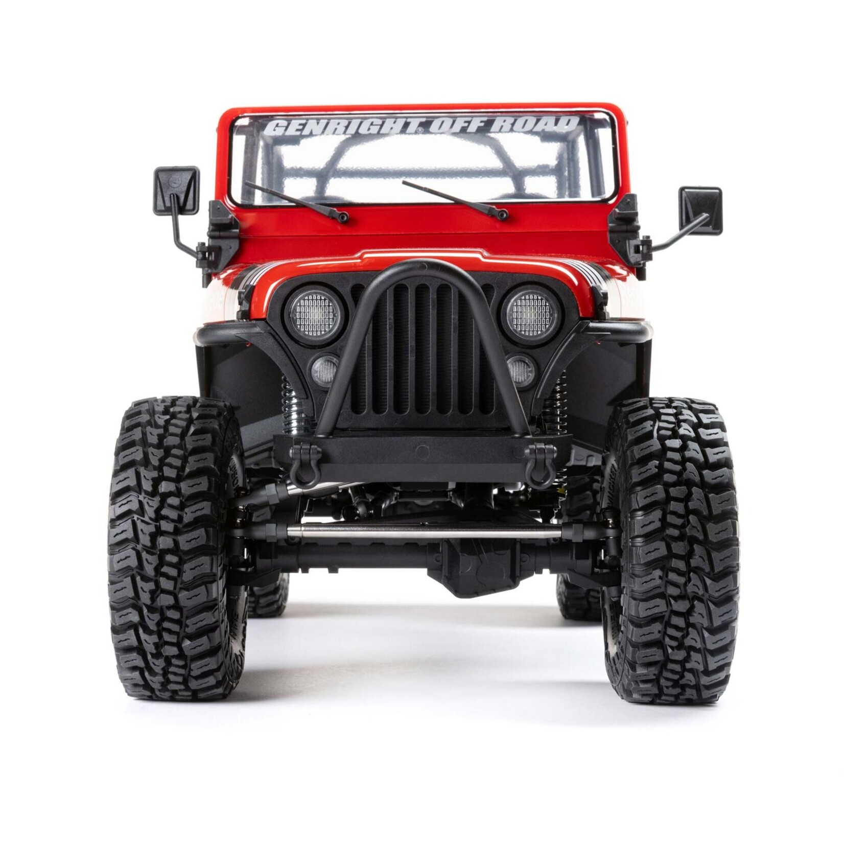 Axial AXI 03008T1 - SCX10 III Jeep CJ-7 Brushed, RTR - Red