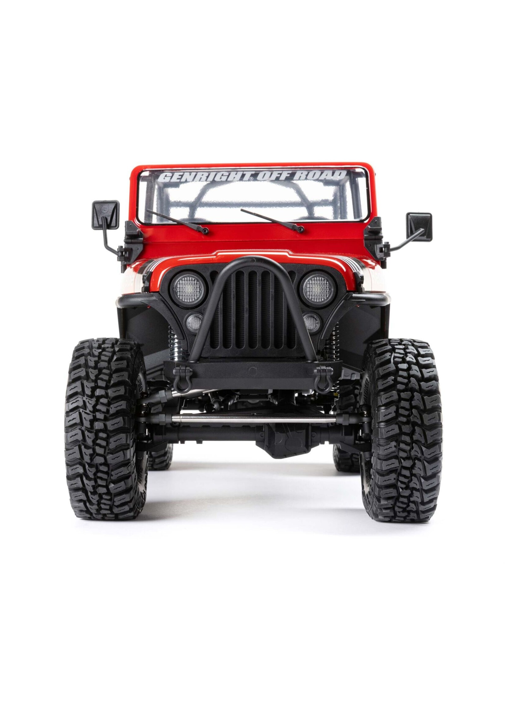 Axial AXI 03008T1 - SCX10 III Jeep CJ-7 Brushed, RTR - Red