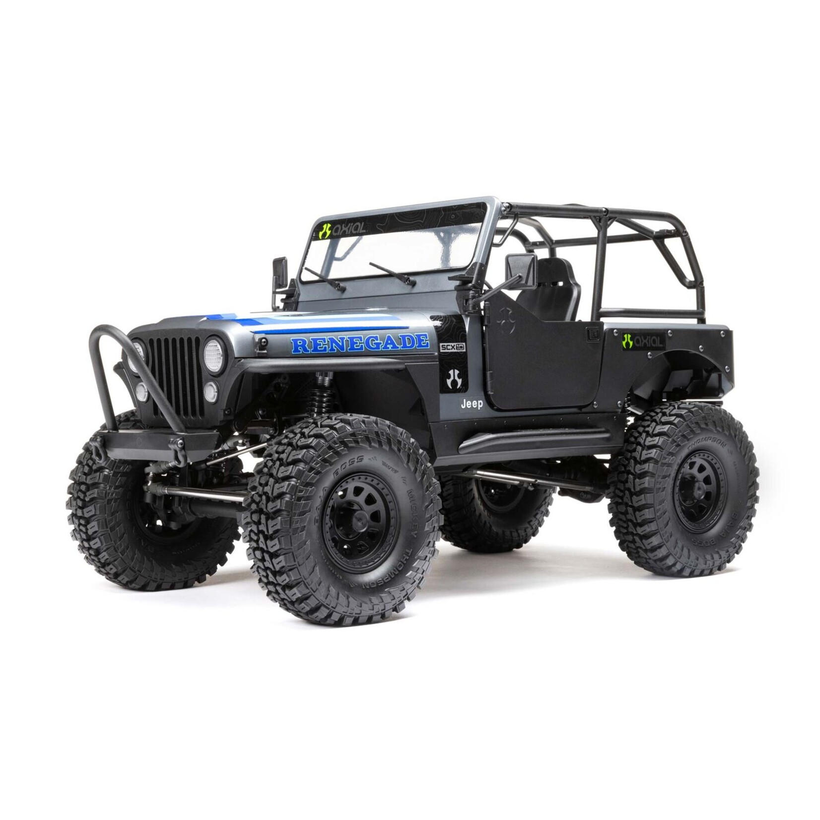 Axial AXI 03008T2 - SCX10 III Jeep CJ-7 Brushed, RTR - Grey
