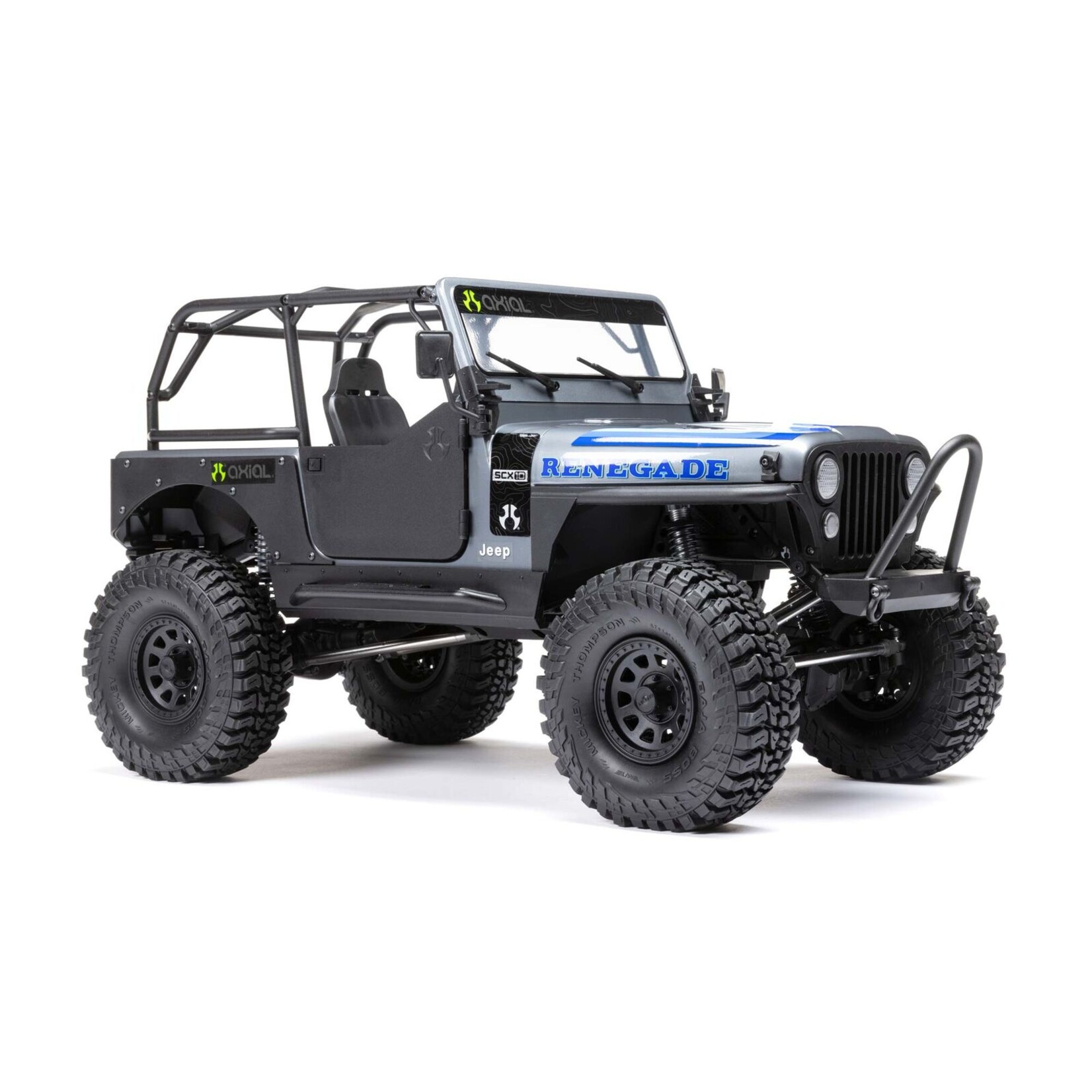 Axial AXI 03008T2 - SCX10 III Jeep CJ-7 Brushed, RTR - Grey