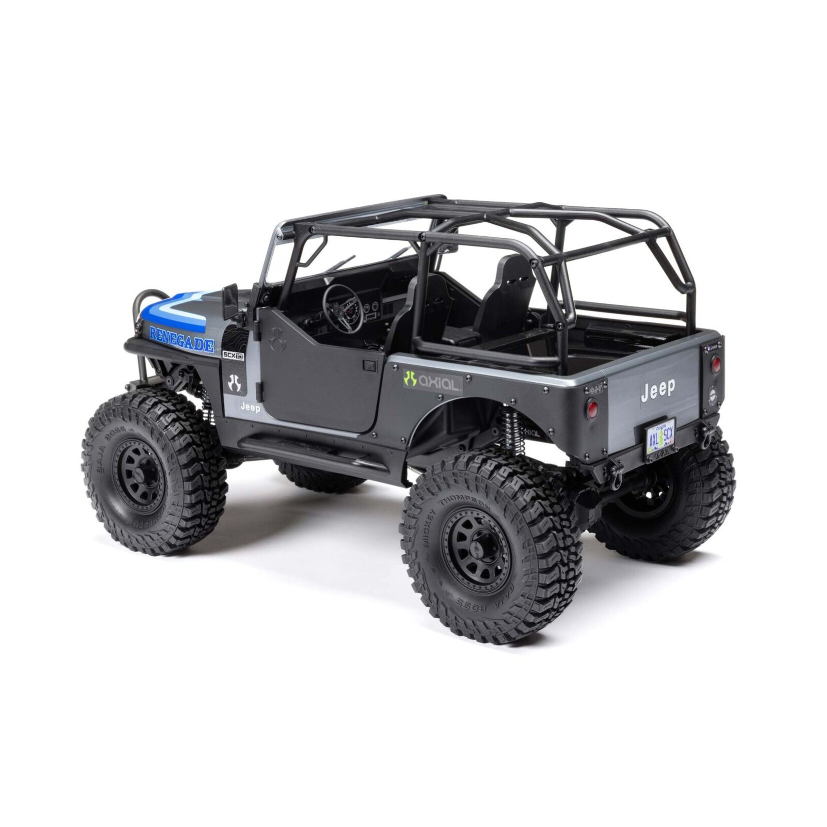 Axial AXI 03008T2 - SCX10 III Jeep CJ-7 Brushed, RTR - Grey