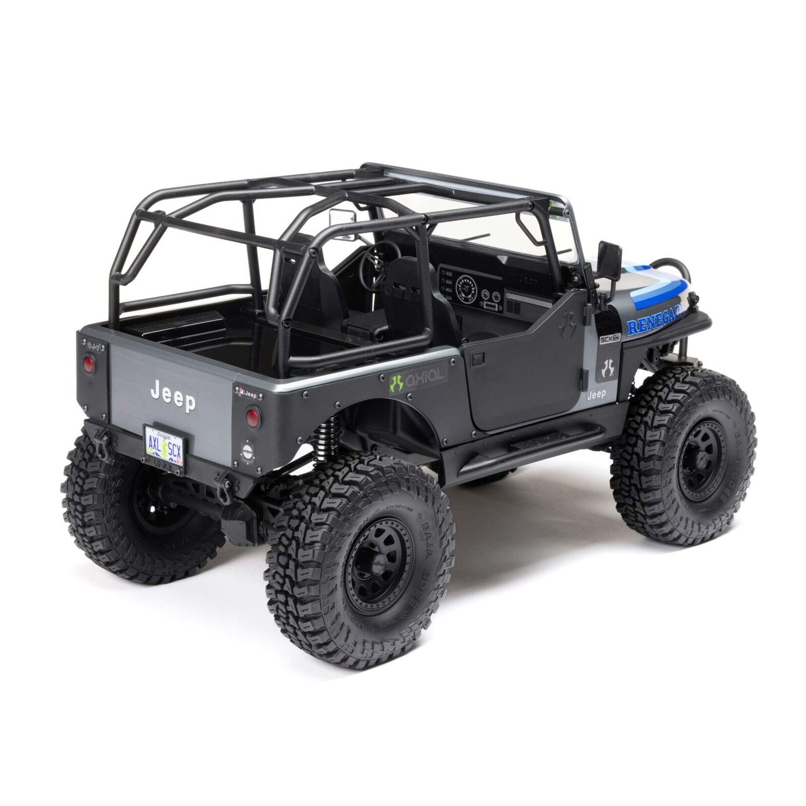 Axial AXI 03008T2 - SCX10 III Jeep CJ-7 Brushed, RTR - Grey