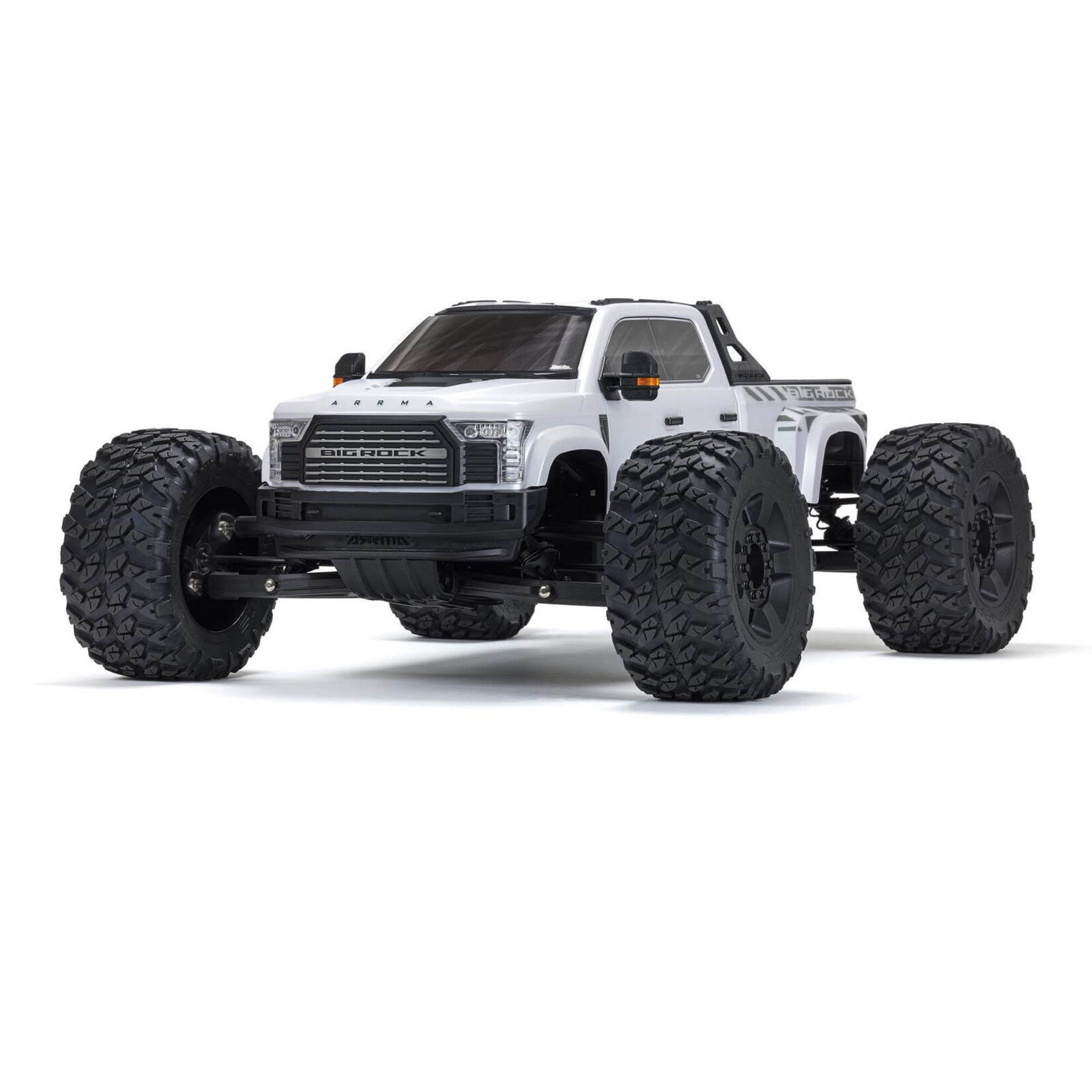 Arrma 1/7 BIG ROCK 6S 4X4 BLX Monster Truck, RTR - White
