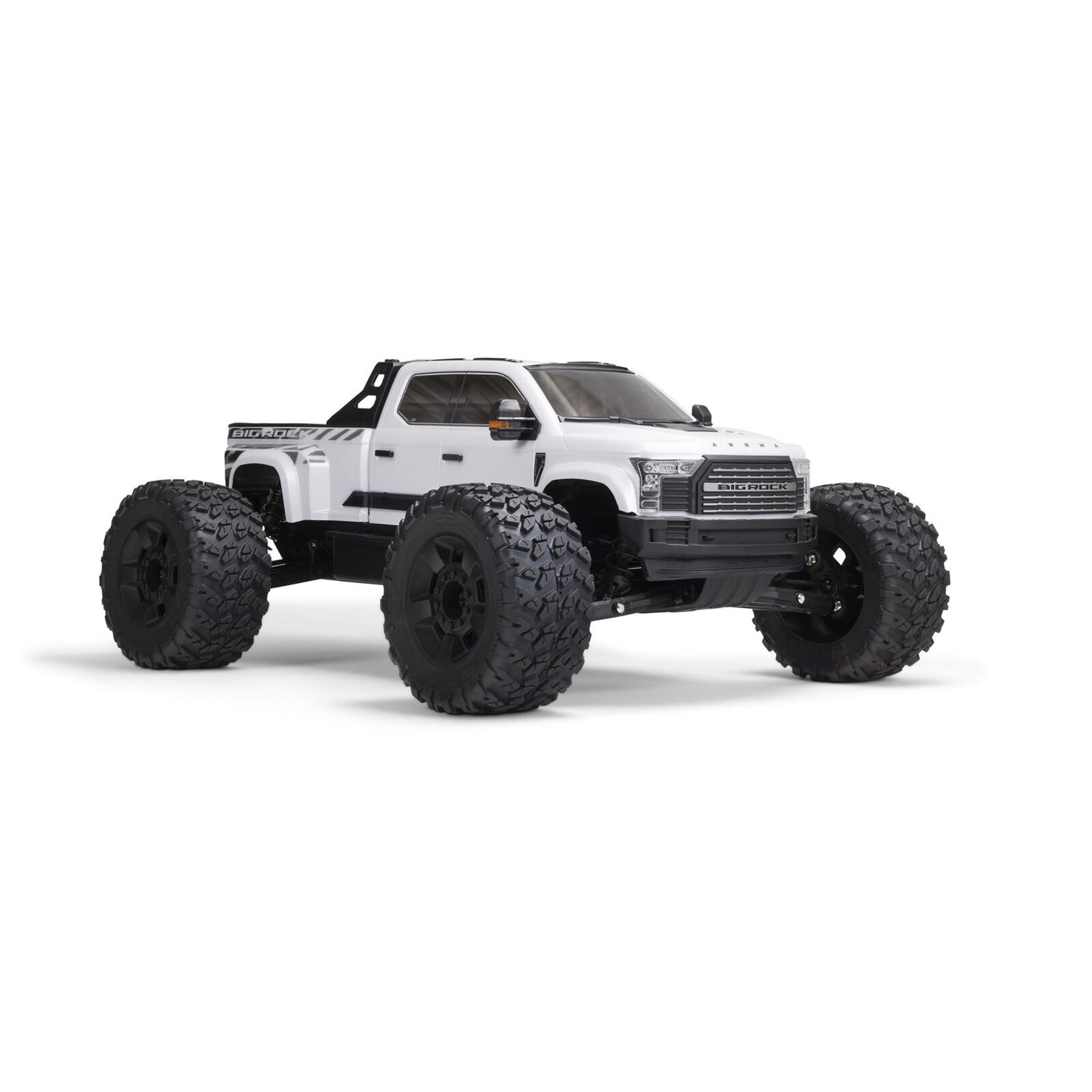 Arrma 1/7 BIG ROCK 6S 4X4 BLX Monster Truck, RTR - White