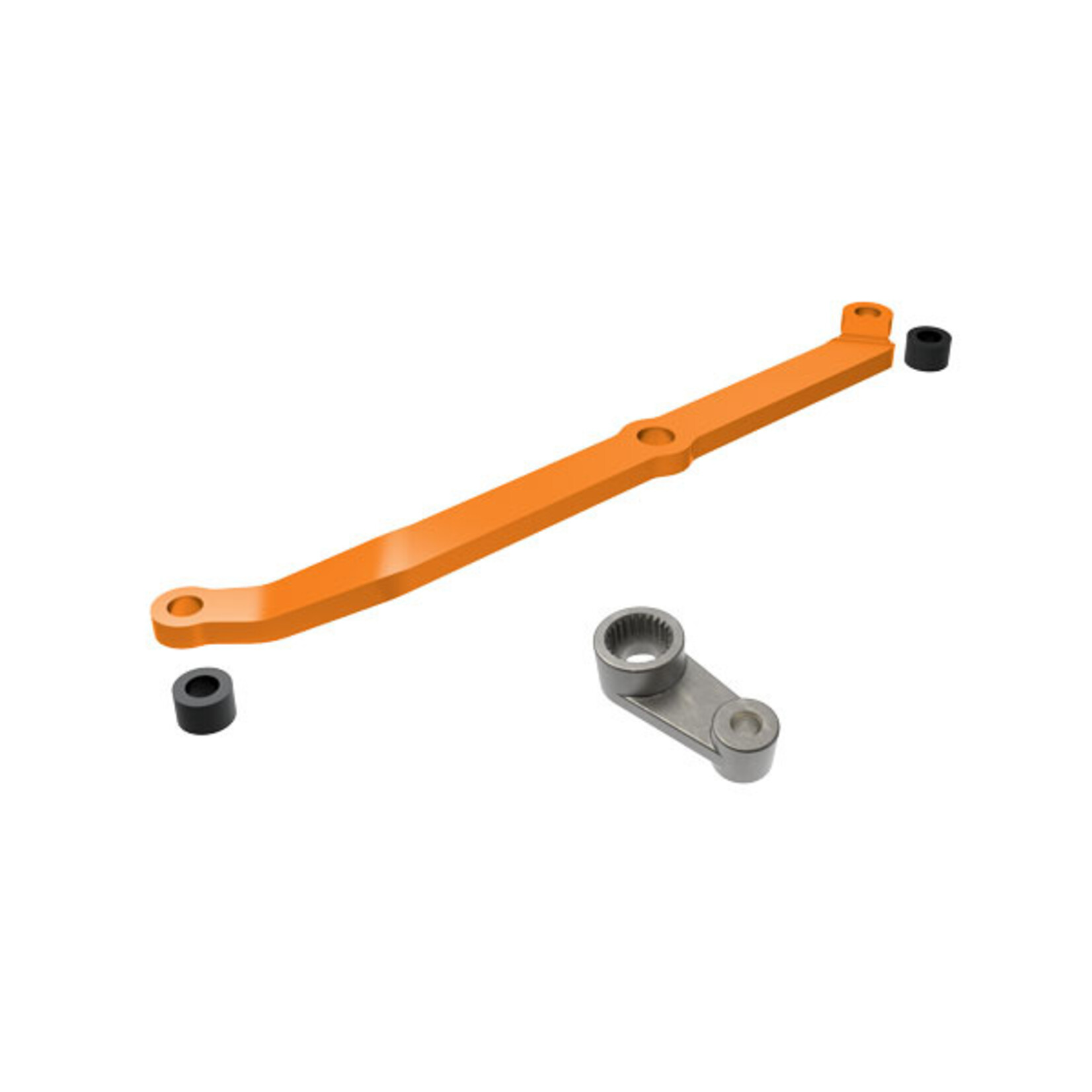 Traxxas 9748-ORNG - Aluminum Steering Link & Servo Horn - Orange