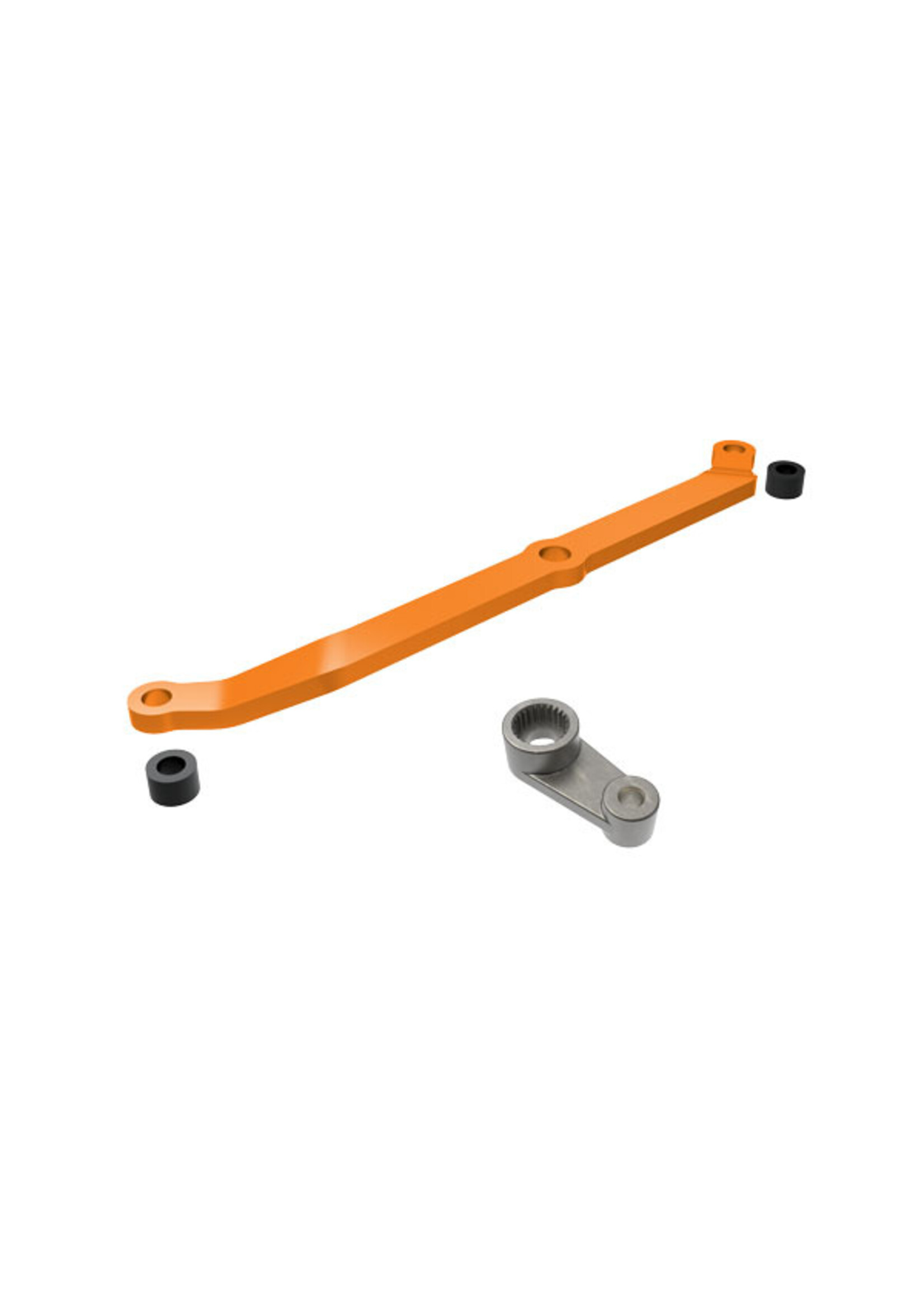 Traxxas 9748-ORNG - Aluminum Steering Link & Servo Horn - Orange