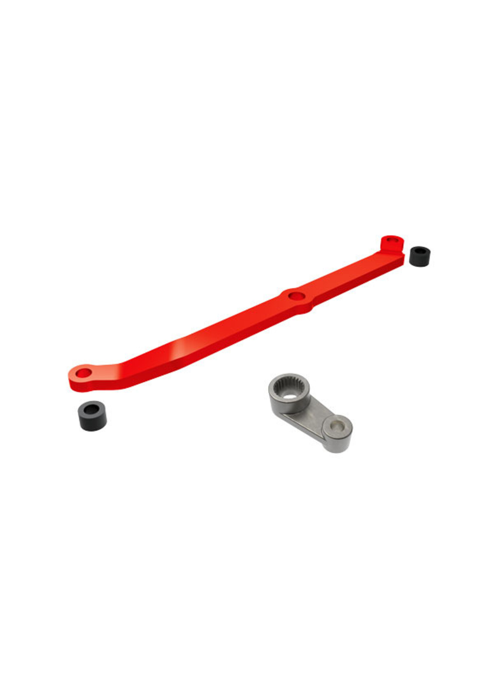 Traxxas 9748-RED - Aluminum Steering Link & Servo Horn - Red