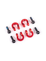 Traxxas 9734R - Aluminum Bumper D-Rings - Red