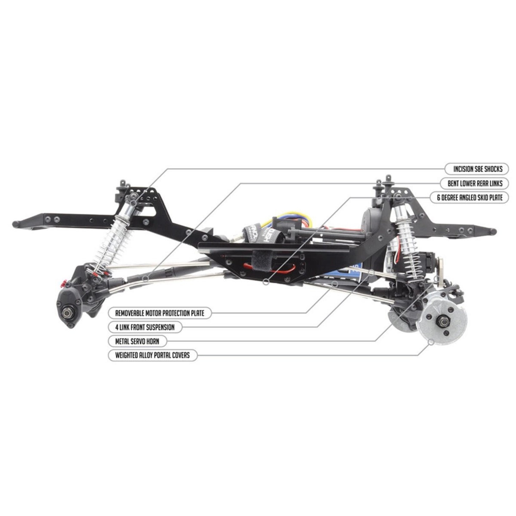 Vanquish Products VPS09009B - Vanquish VRD Stance Portal Axle Comp Rock Crawler - Silver