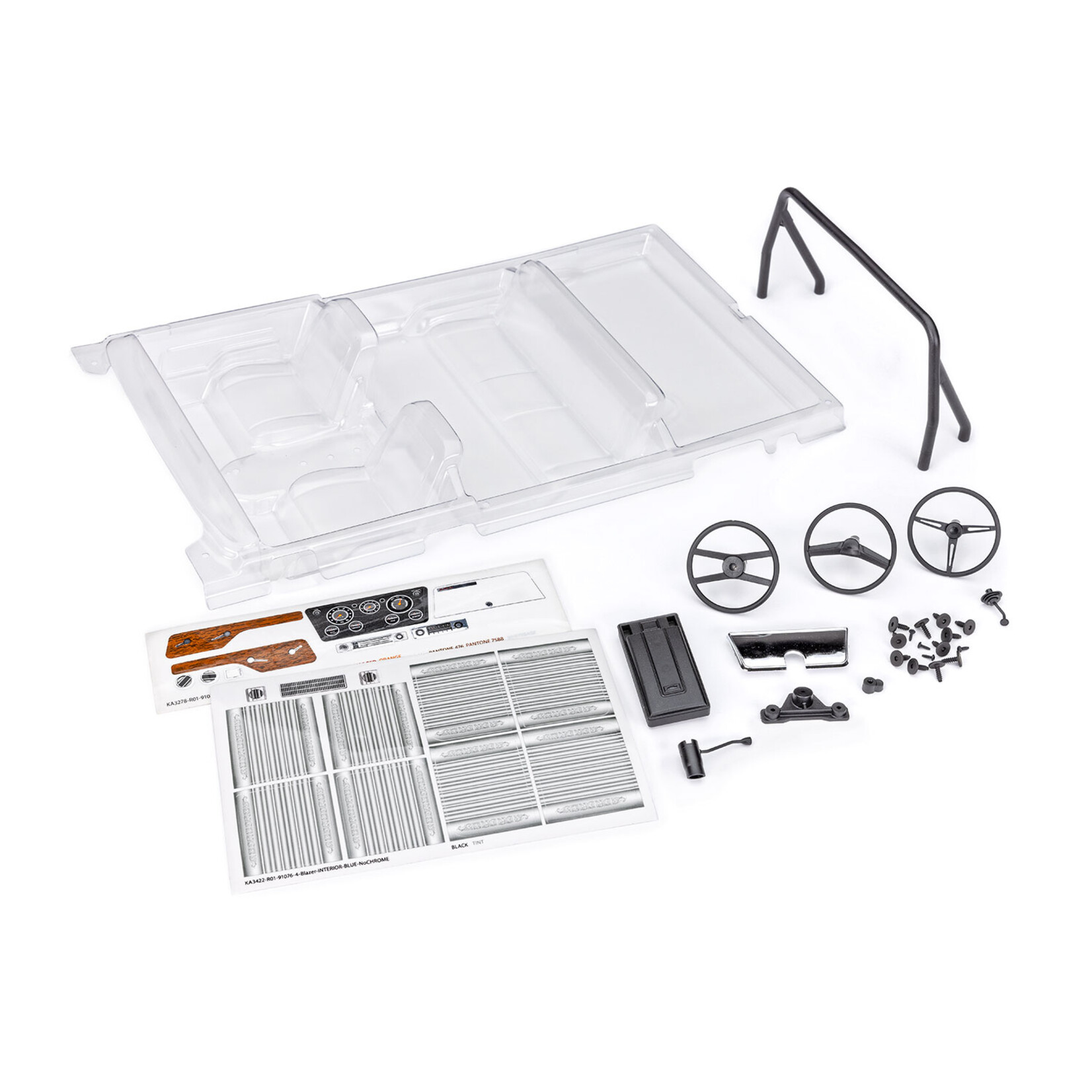 Traxxas 9114 - Chevy '69-'72 Interior Kit - Clear
