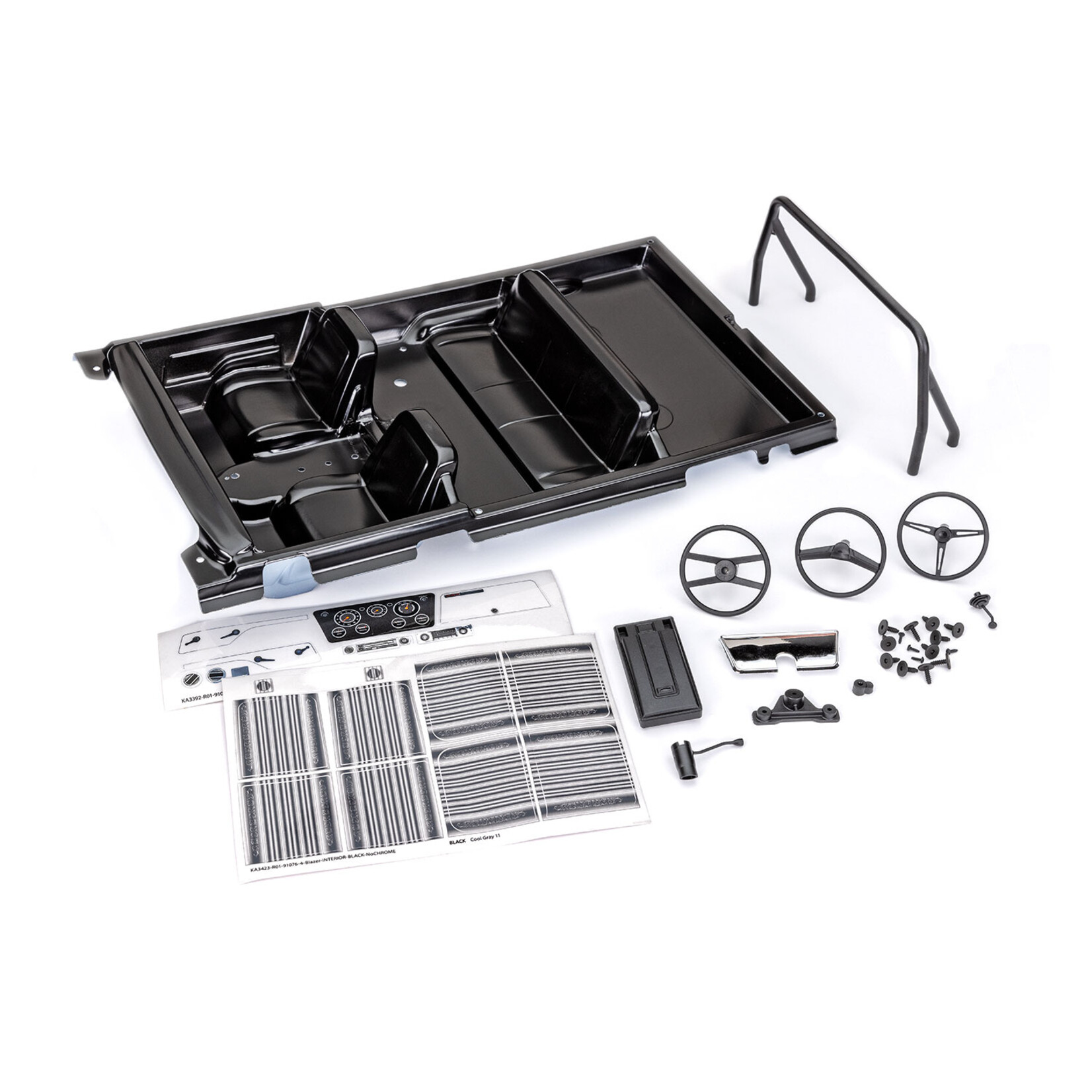 Traxxas 9114-BLK - Chevy '69-'72 Interior Kit - Black